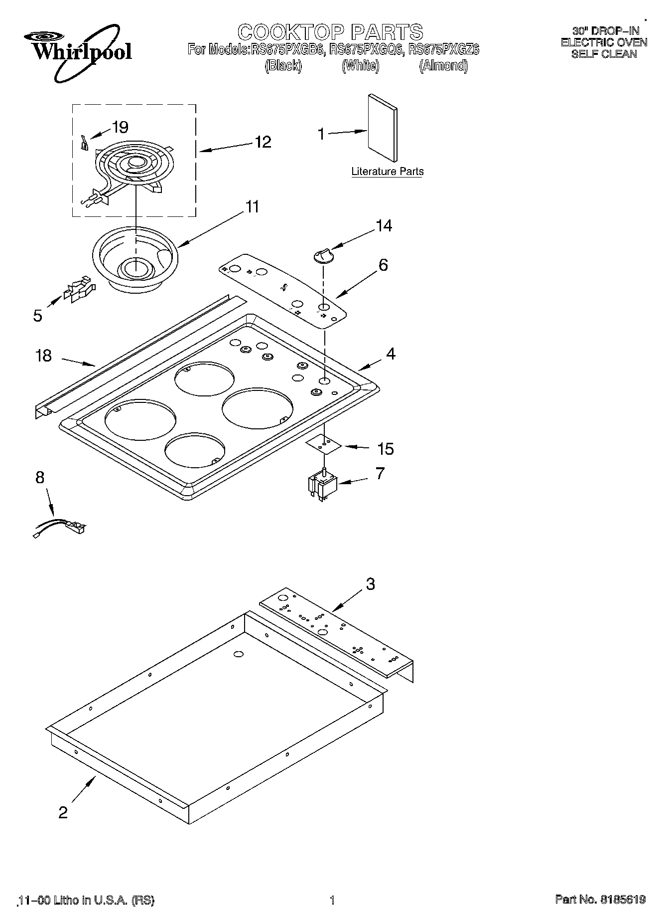01 - COOKTOP, LITERATURE