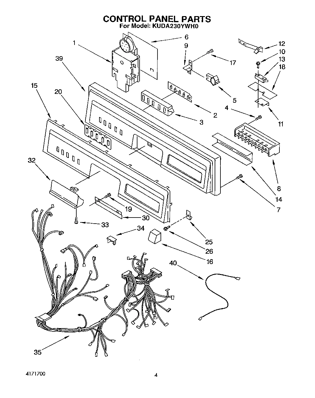 04 - CONTROL PANEL, LIT/OPTIONAL