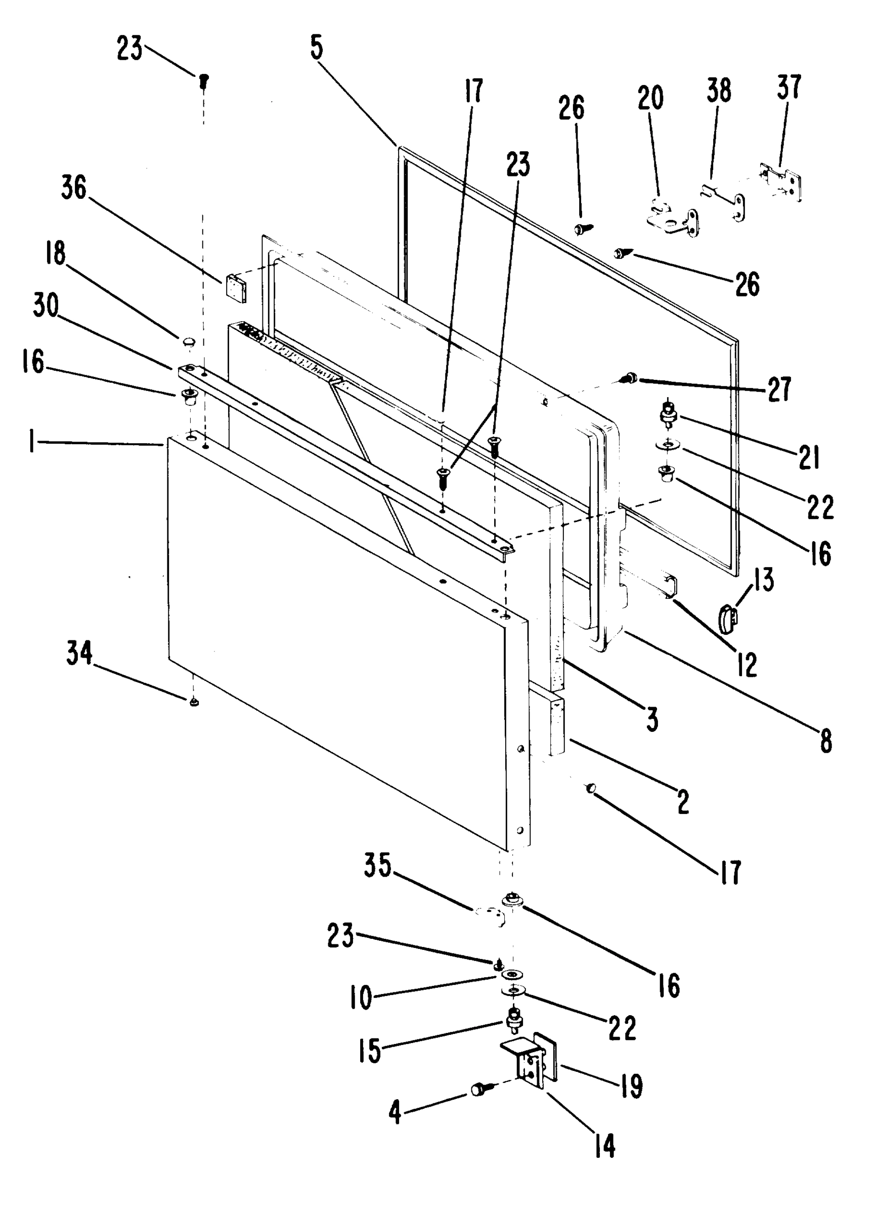 FREEZER DOOR PARTS