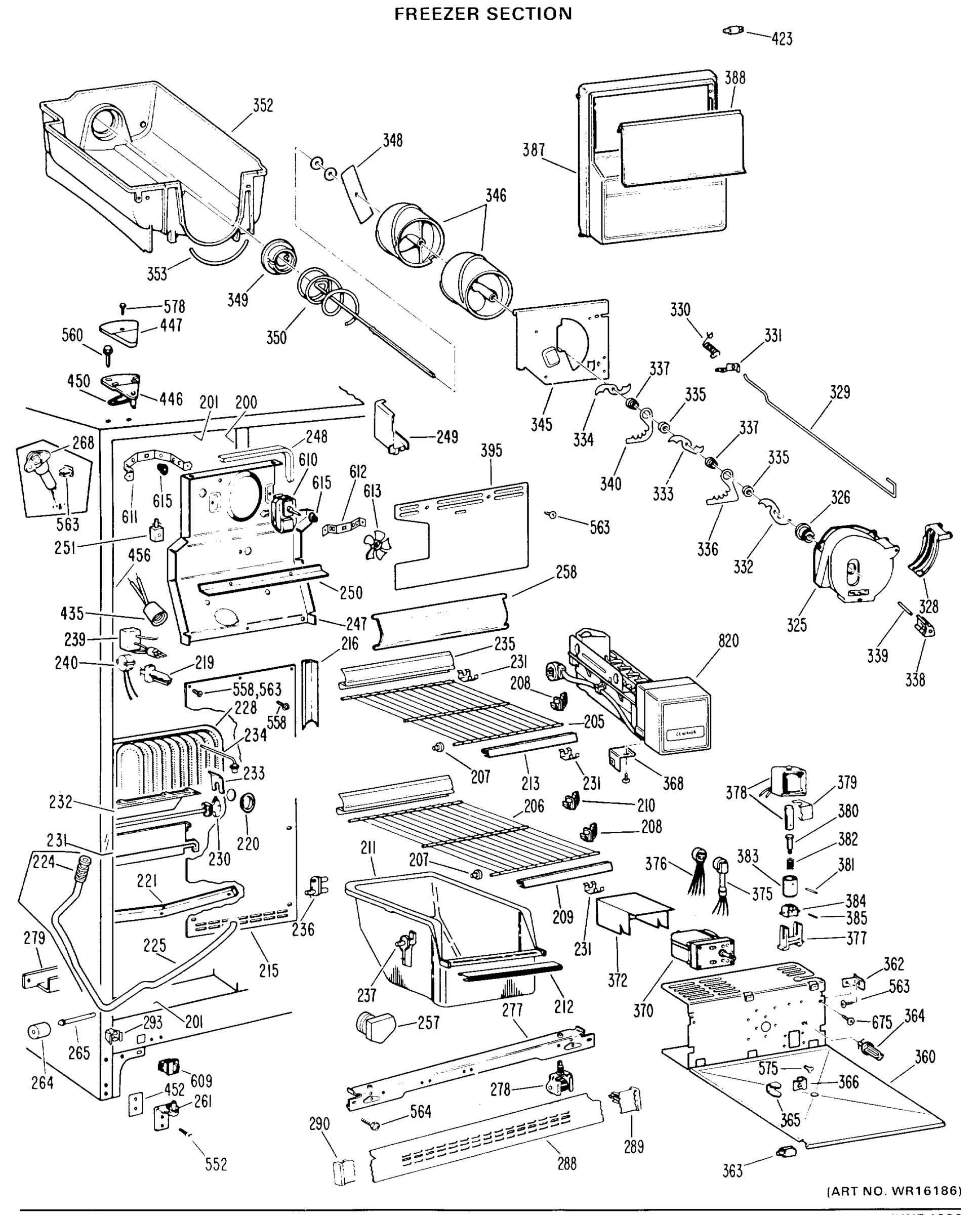 FREEZER SECTION