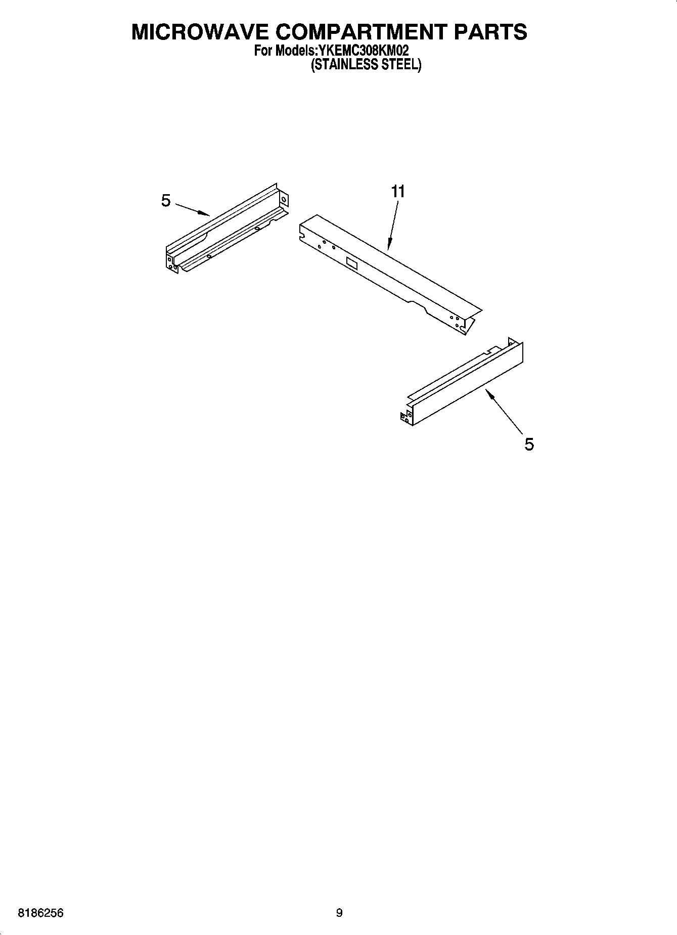 07 - MICROWAVE COMPARTMENT PARTS