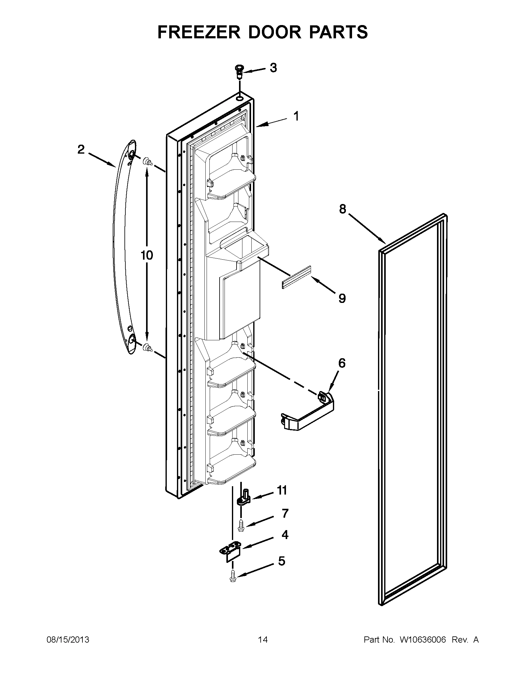 07 - FREEZER DOOR PARTS