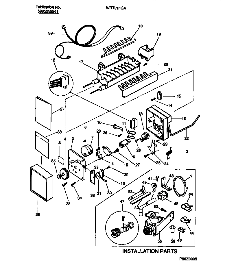 06 - ICE MAKER & INSTALLATION COMPONENTS