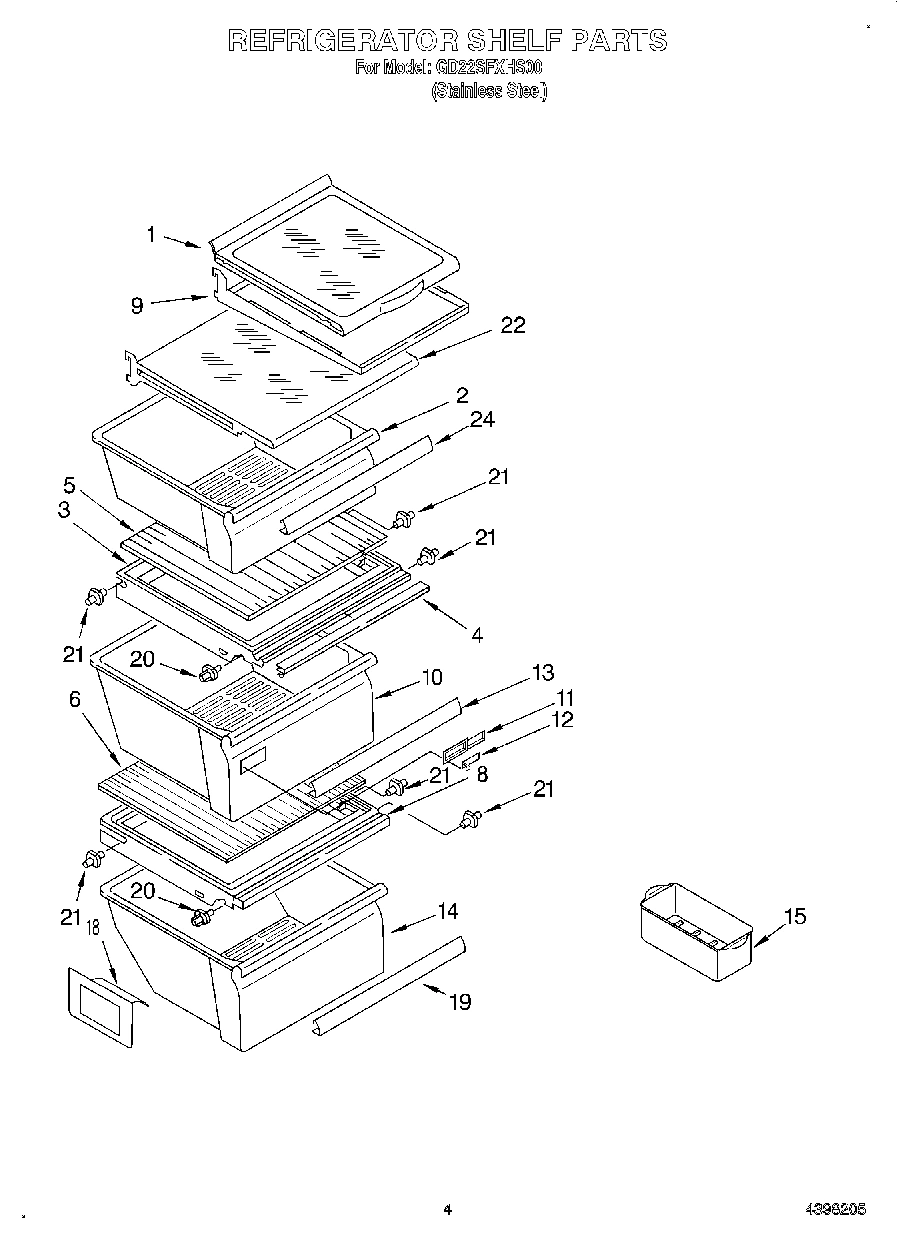 03 - REFRIGERATOR SHELF