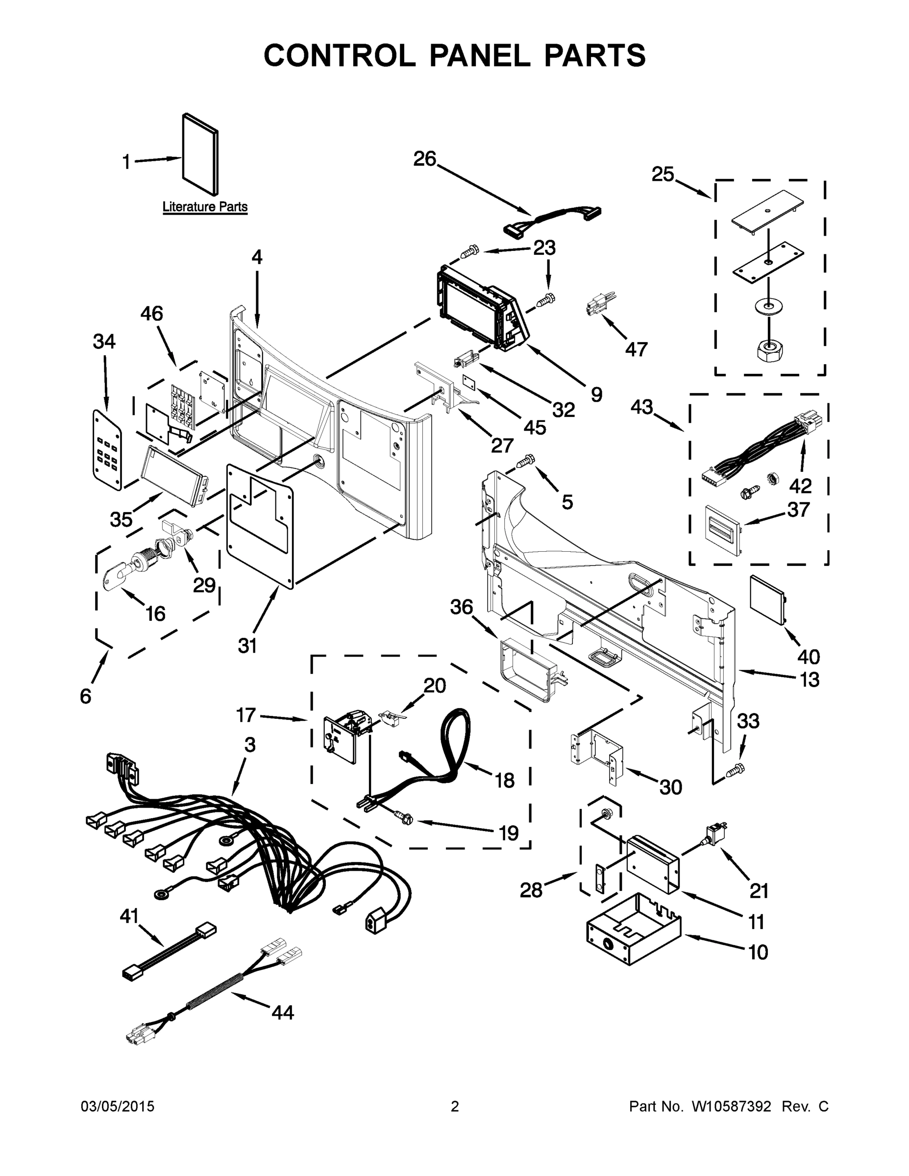 02 - CONTROL PANEL PARTS