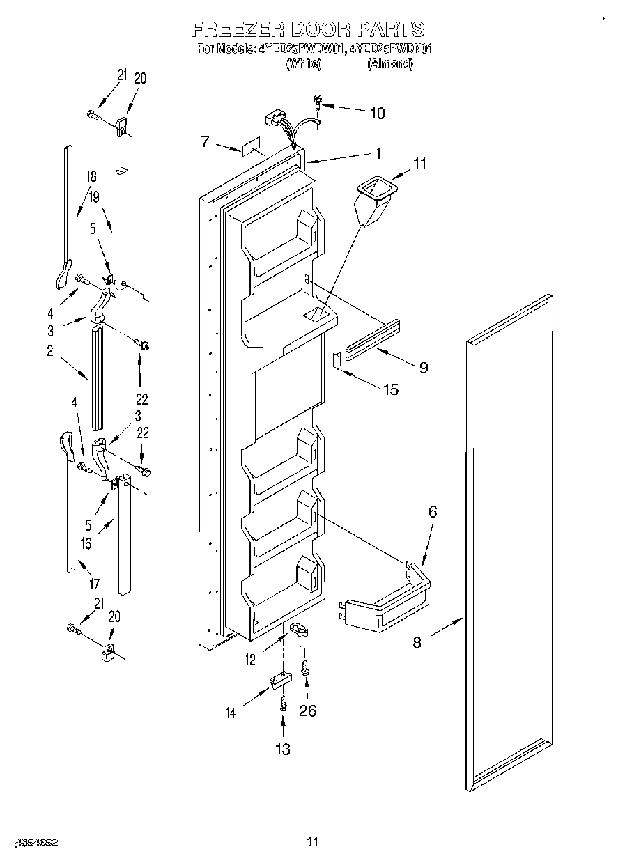 07 - FREEZER DOOR