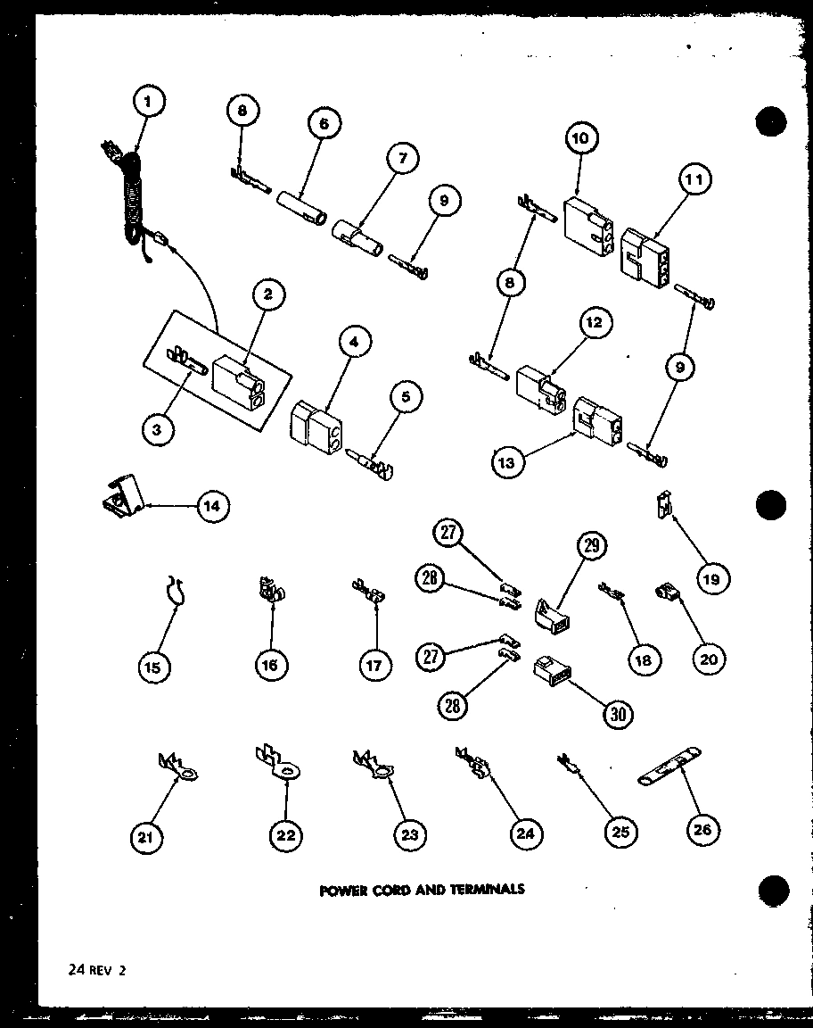 08 - POWER CORD AND TERMINALS
