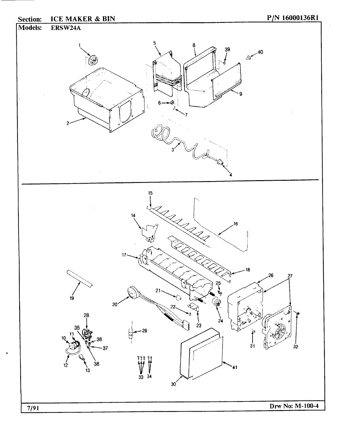 08 - ICE MAKER & BIN