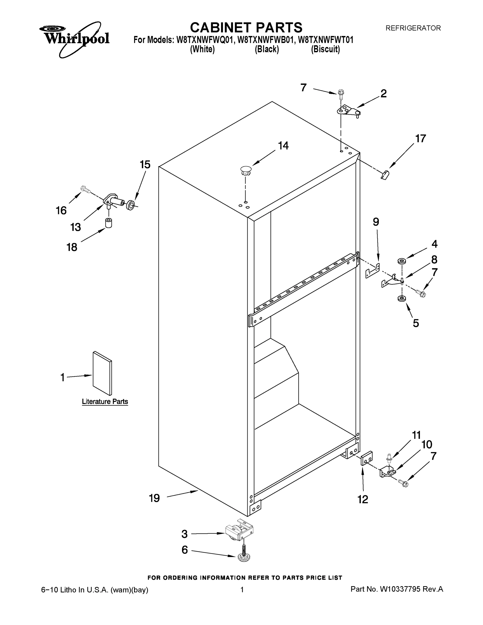 01 - CABINET PARTS