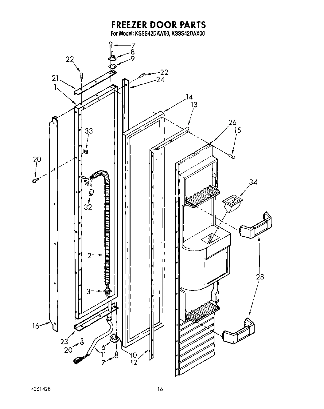 13 - FREEZER DOOR