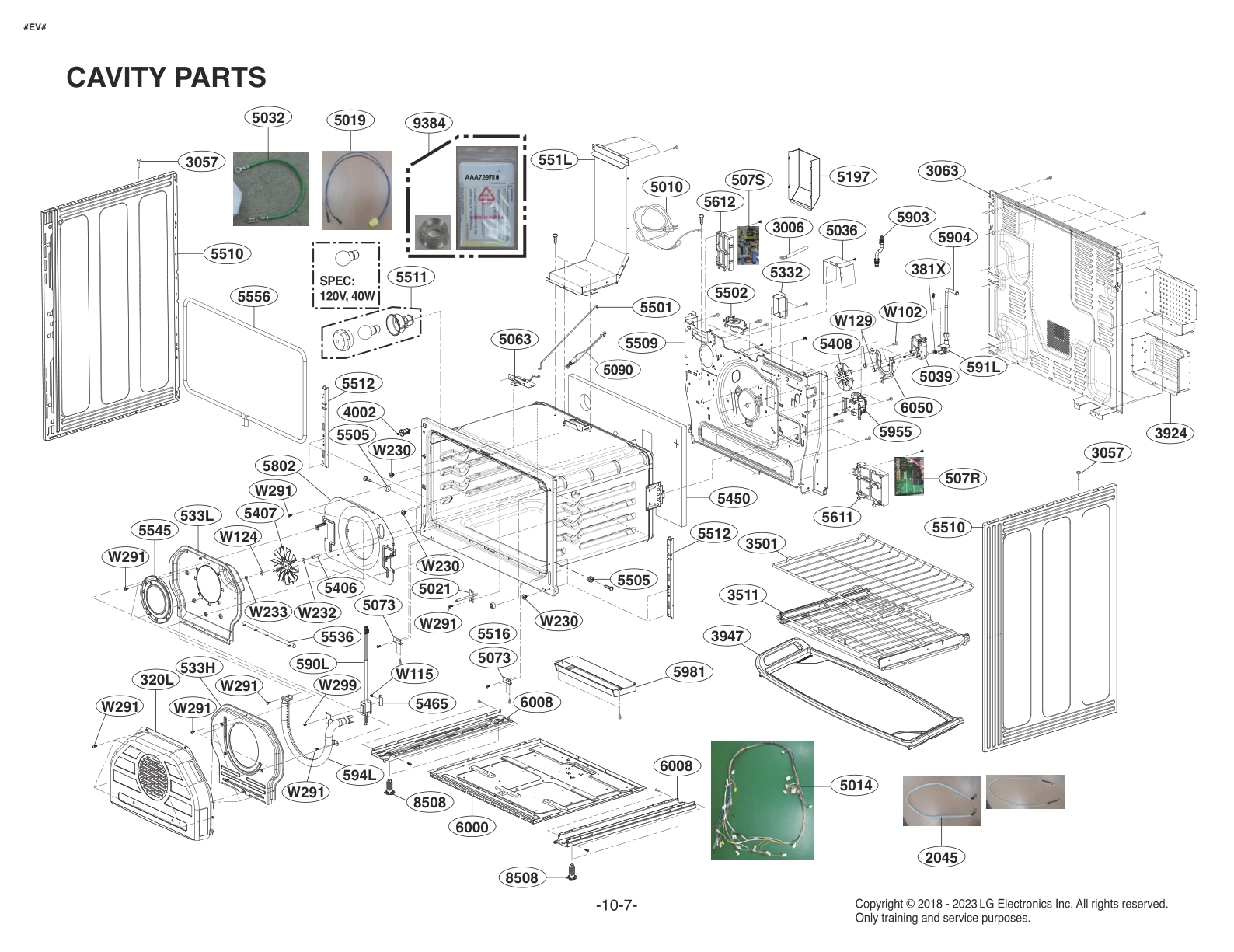 CAVITY PARTS