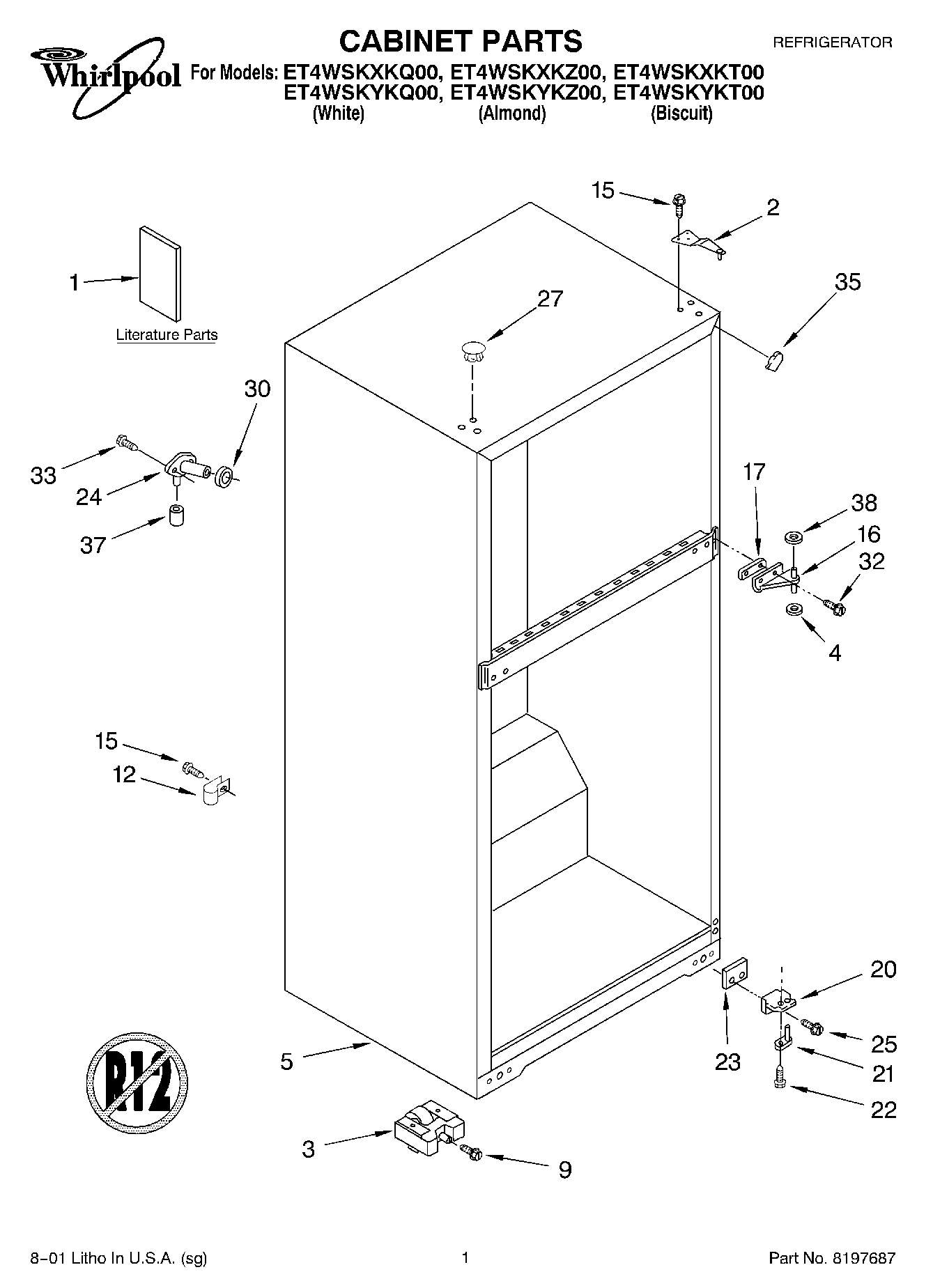 01 - CABINET, LITERATURE