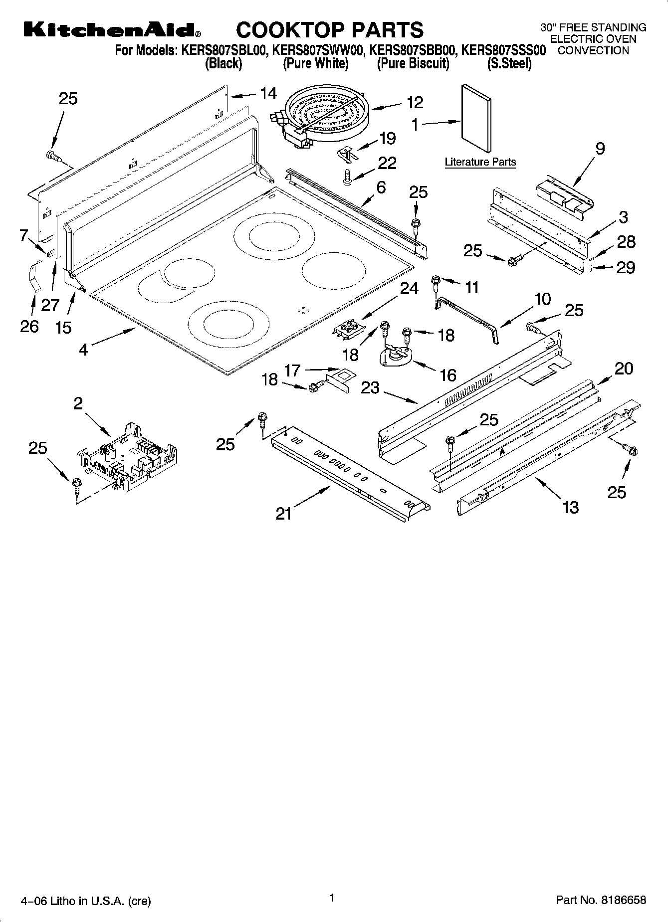 01 - COOKTOP PARTS