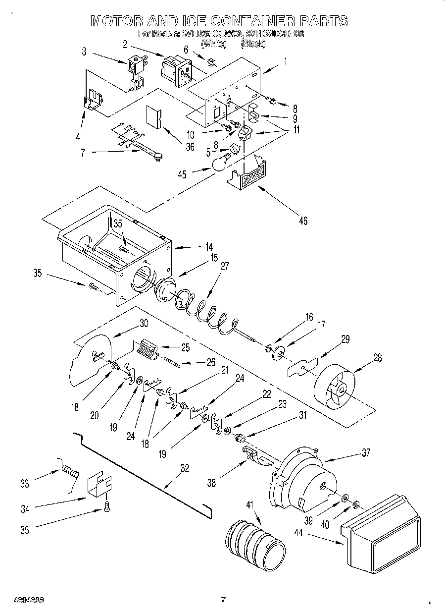 05 - MOTOR AND ICE CONTAINER