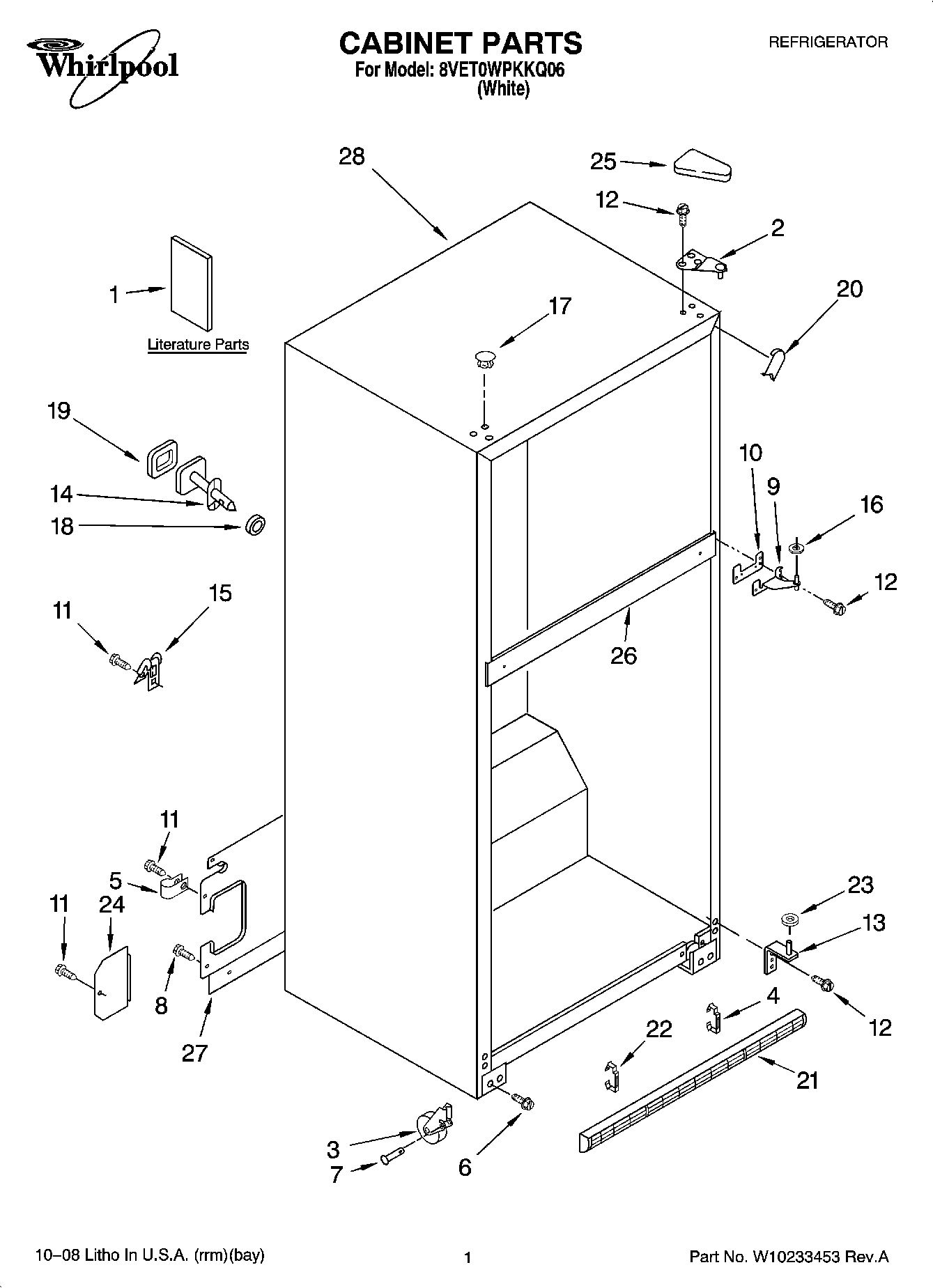 01 - CABINET PARTS
