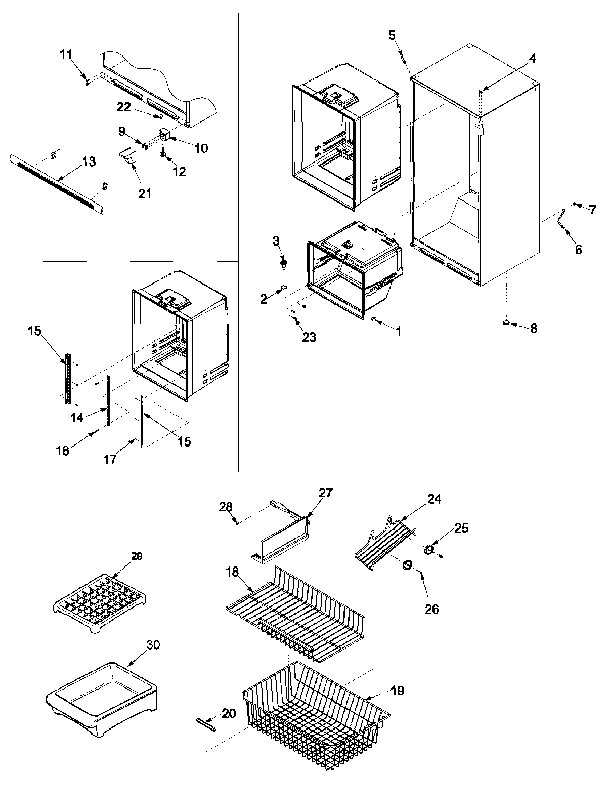 07 - INTERIOR CABINET & FREEZER SHELVING