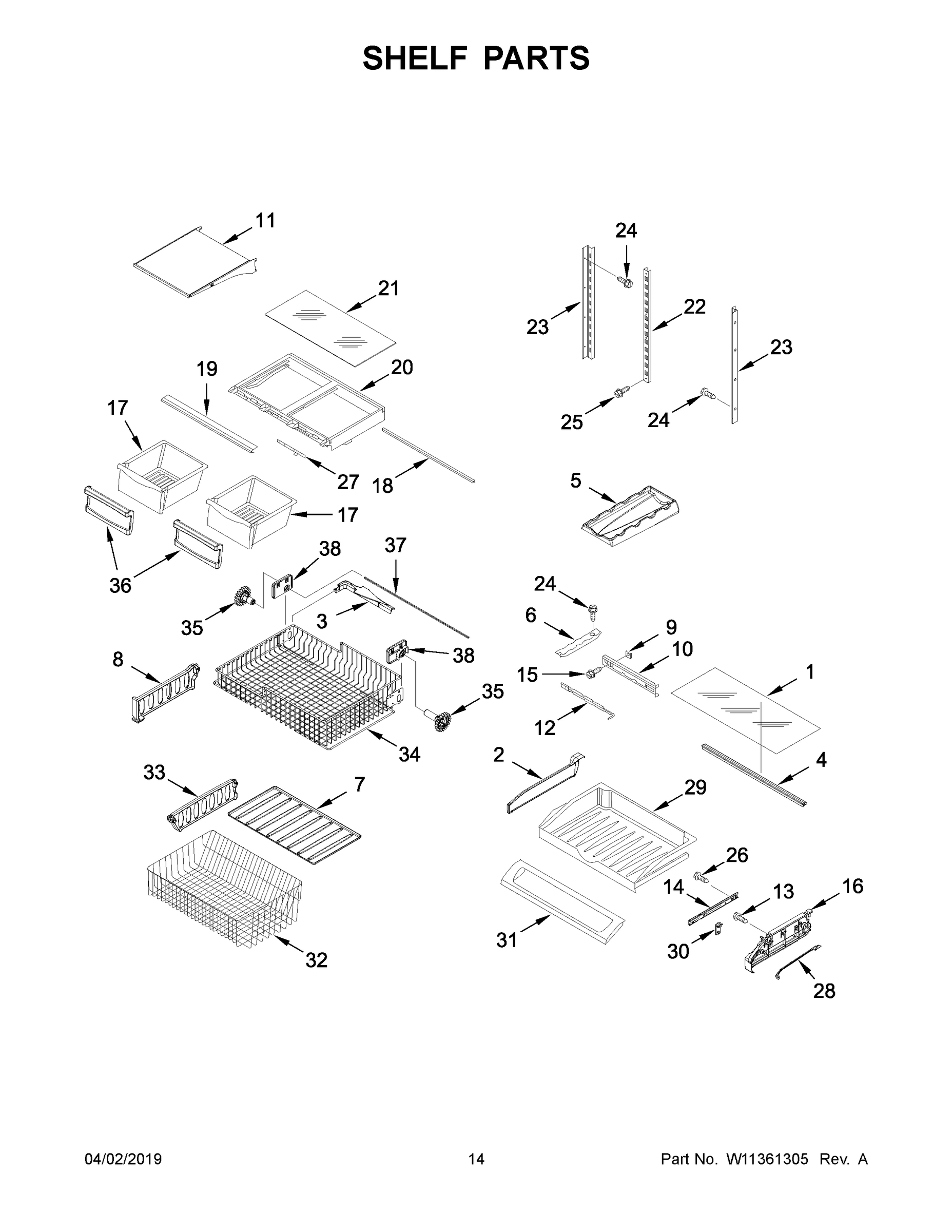 08 - SHELF PARTS