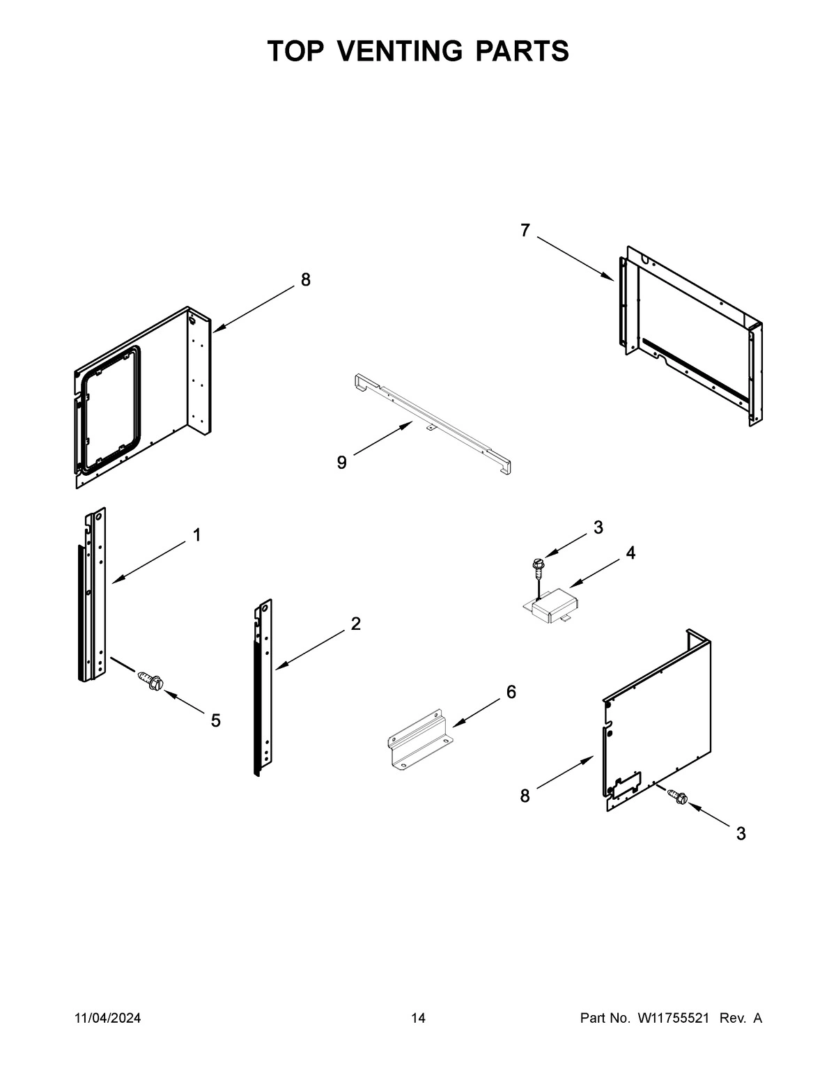 08 - TOP VENTING PARTS