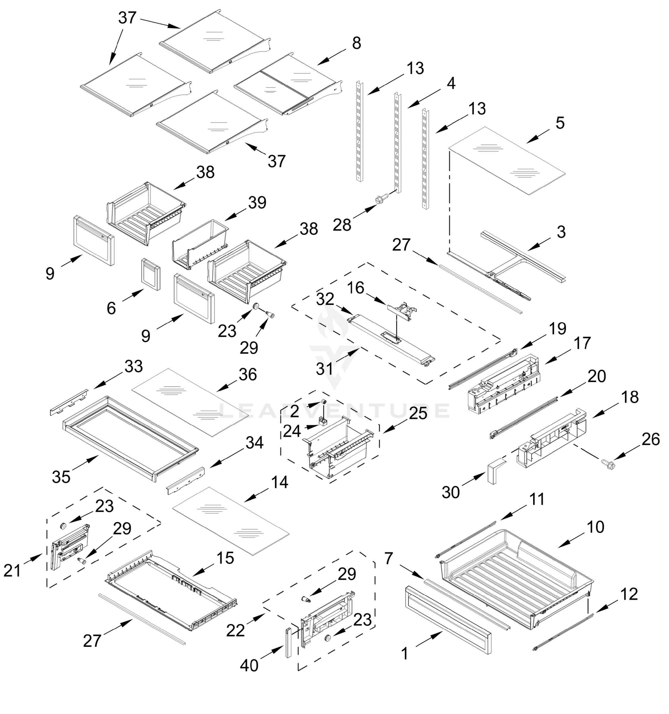 SHELF PARTS