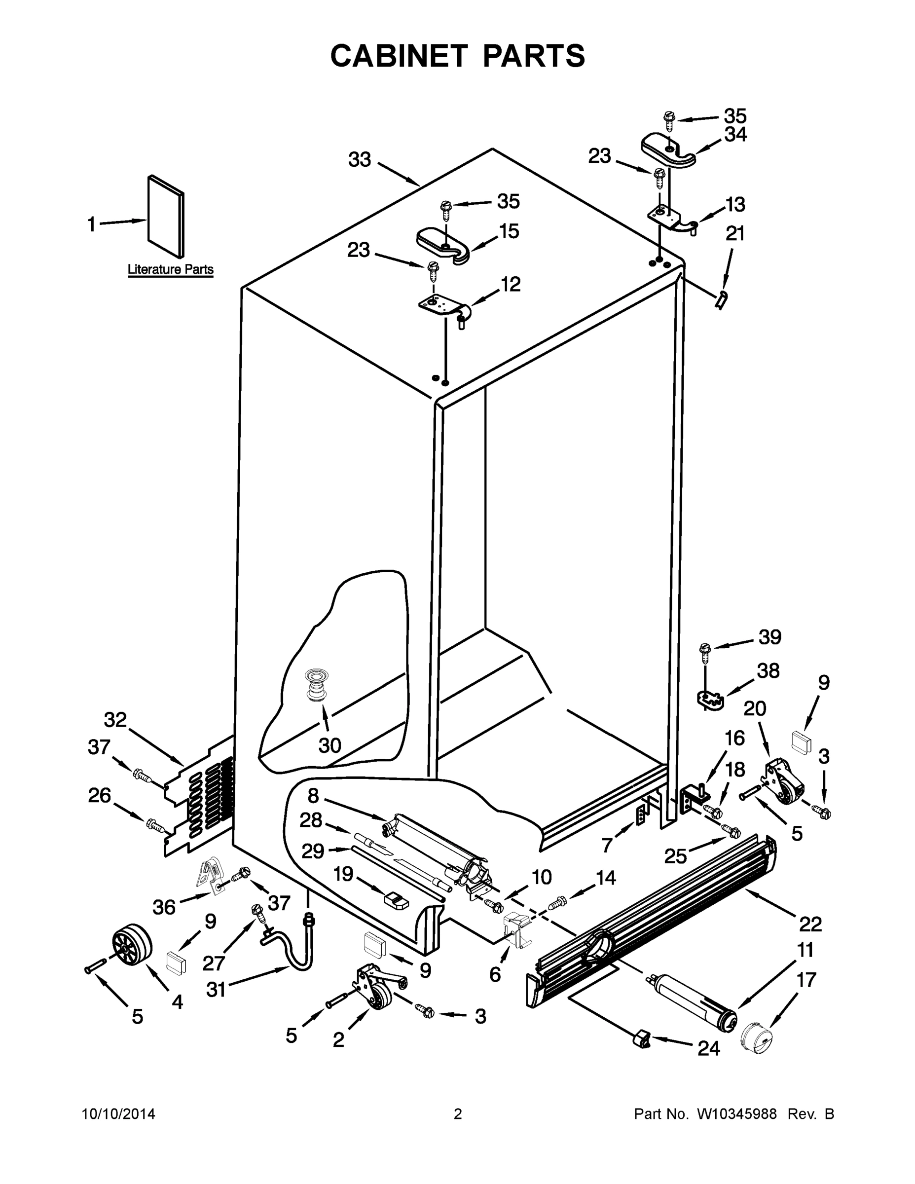 02 - CABINET PARTS