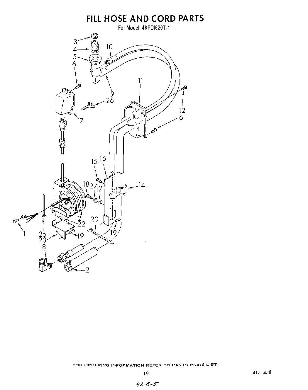 16 - FILL HOSE AND CORD