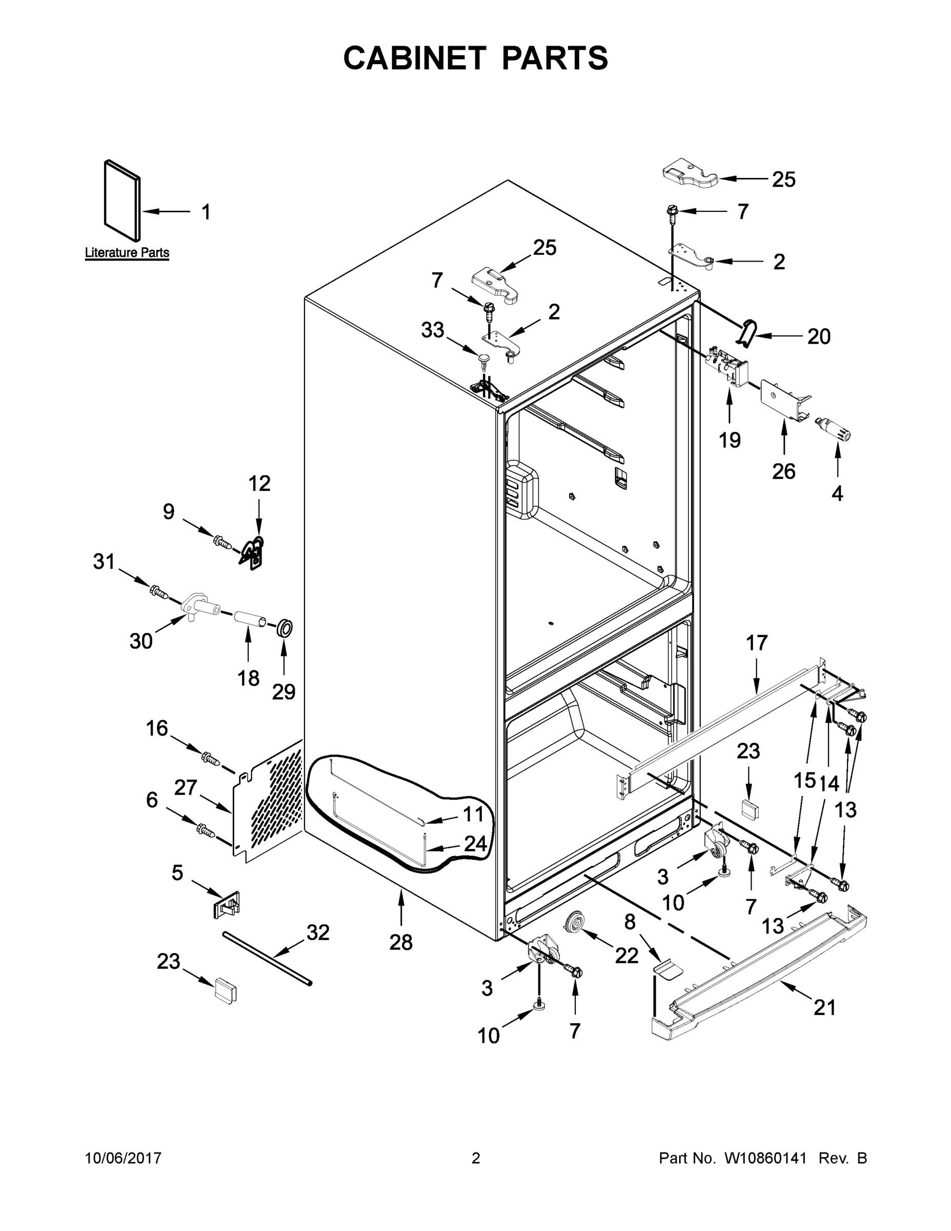 02 - CABINET PARTS