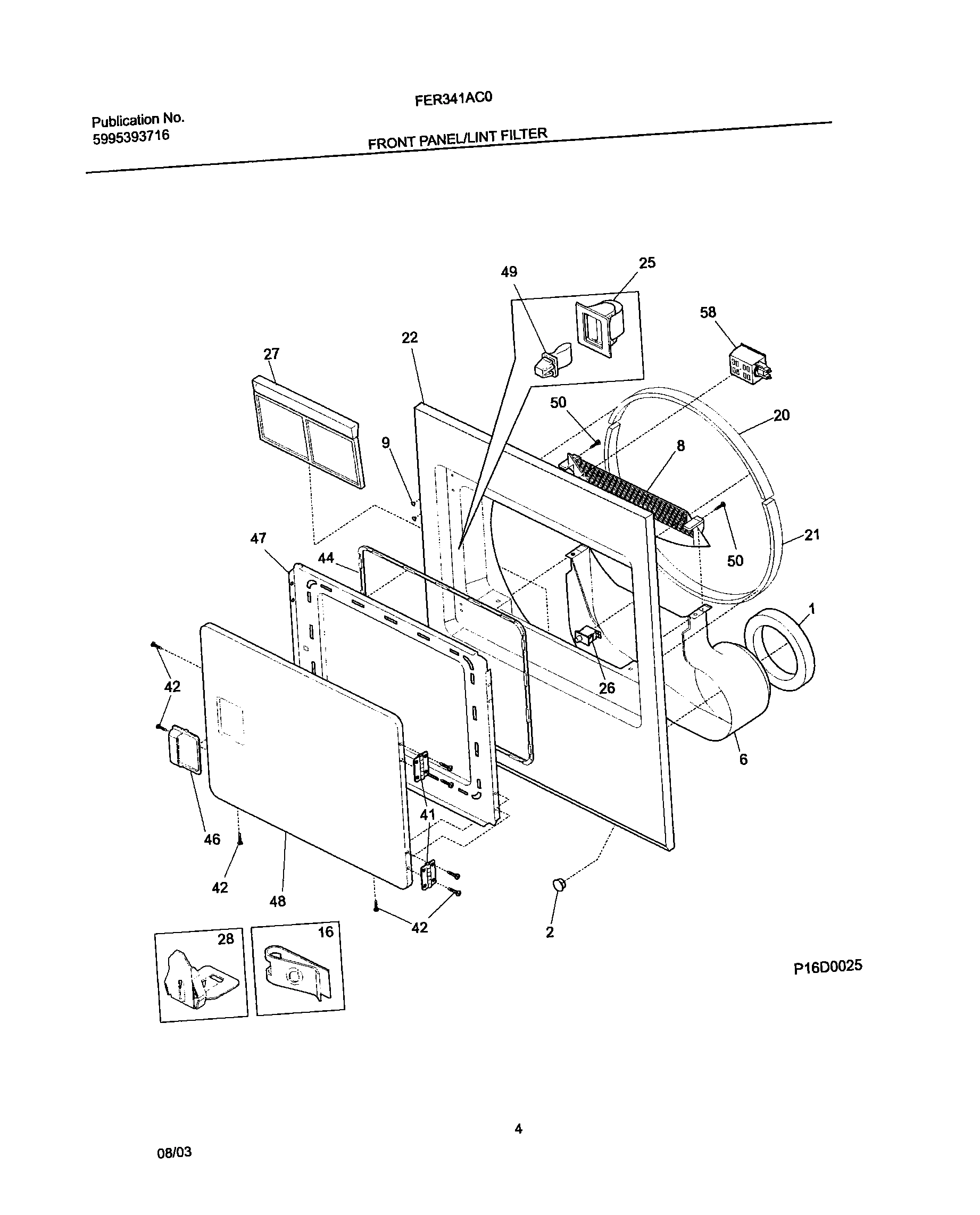 05 - FRONT PANEL/LINT FILTER