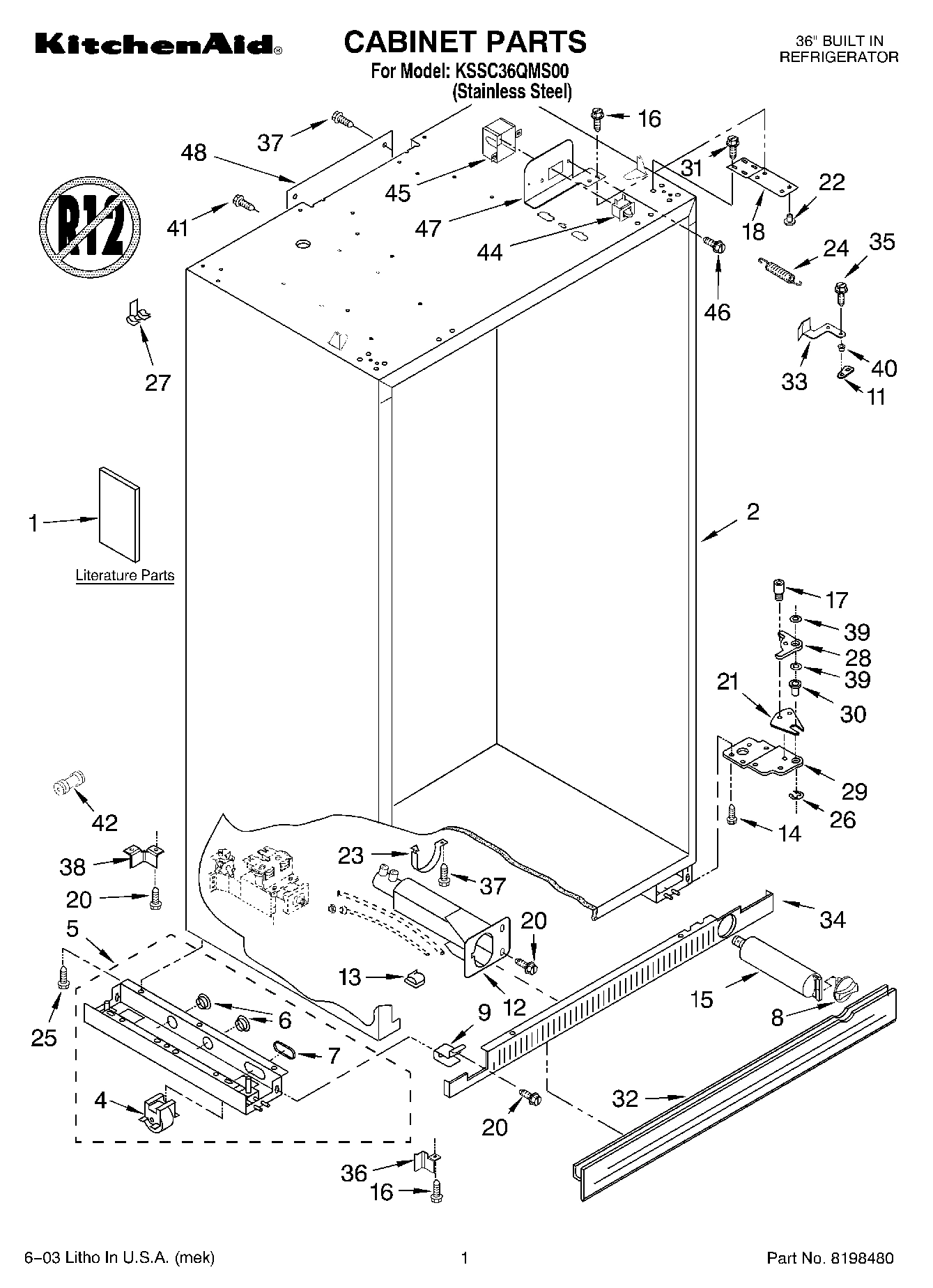 01 - CABINET PARTS