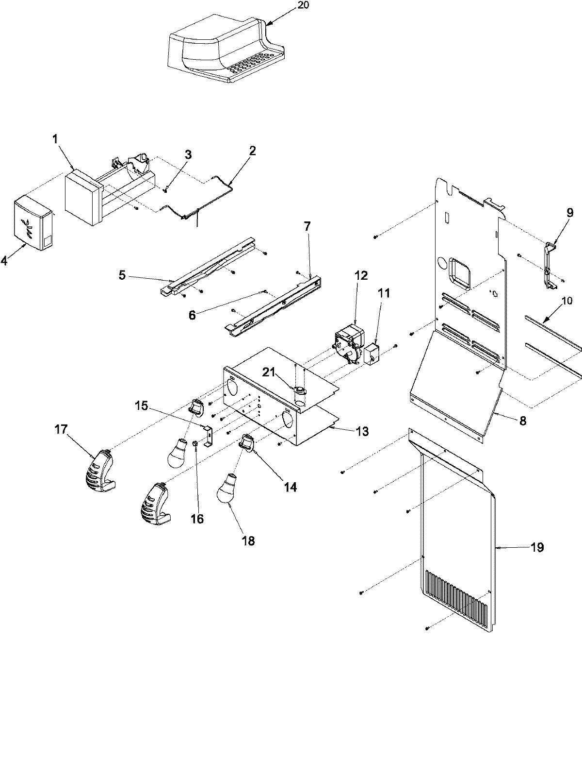 13 - LIGHTS AND ICE MAKER