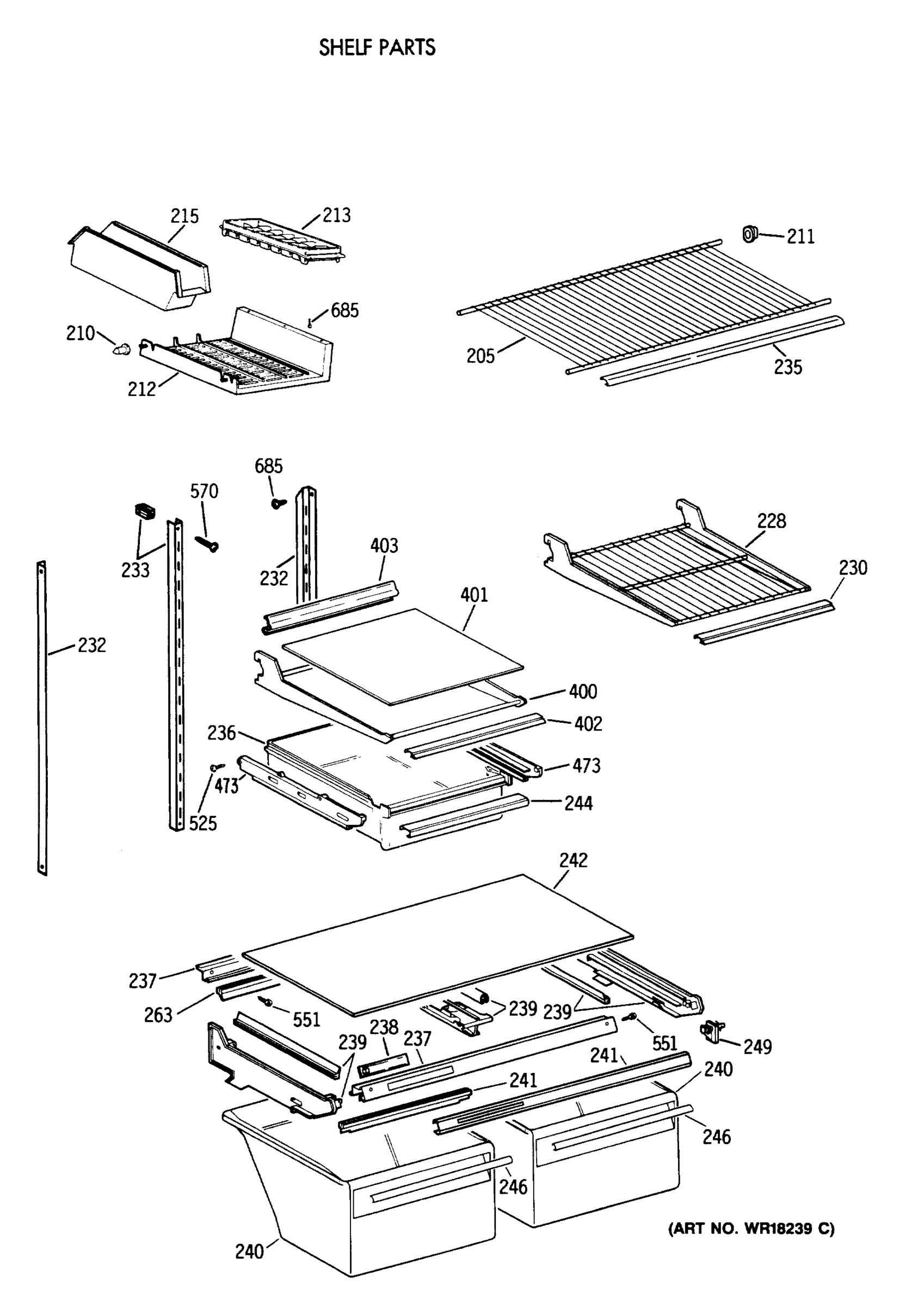 SHELF PARTS