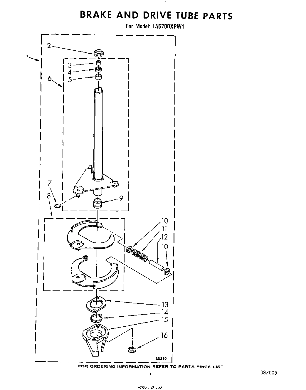 09 - BRAKE AND DRIVE TUBE