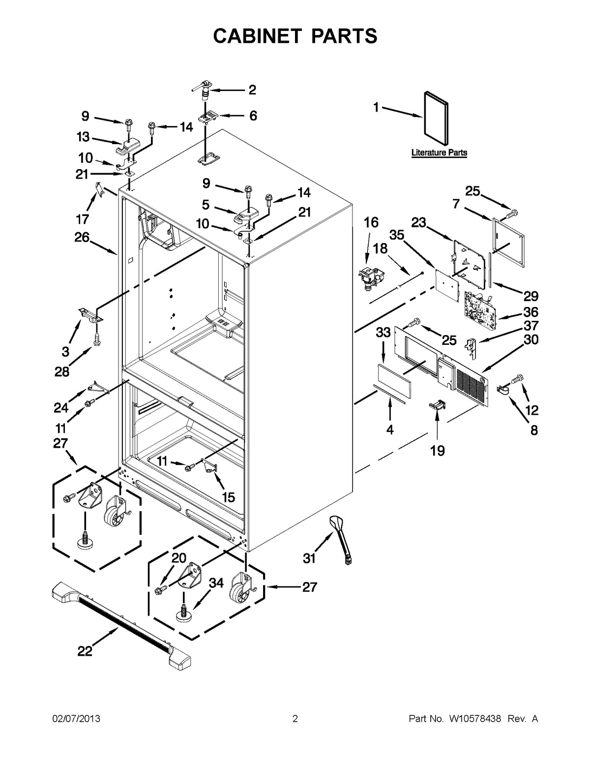 01 - CABINET PARTS