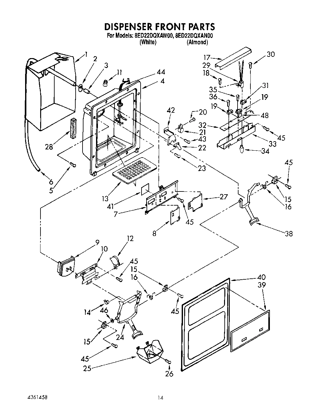 09 - DISPENSER FRONT