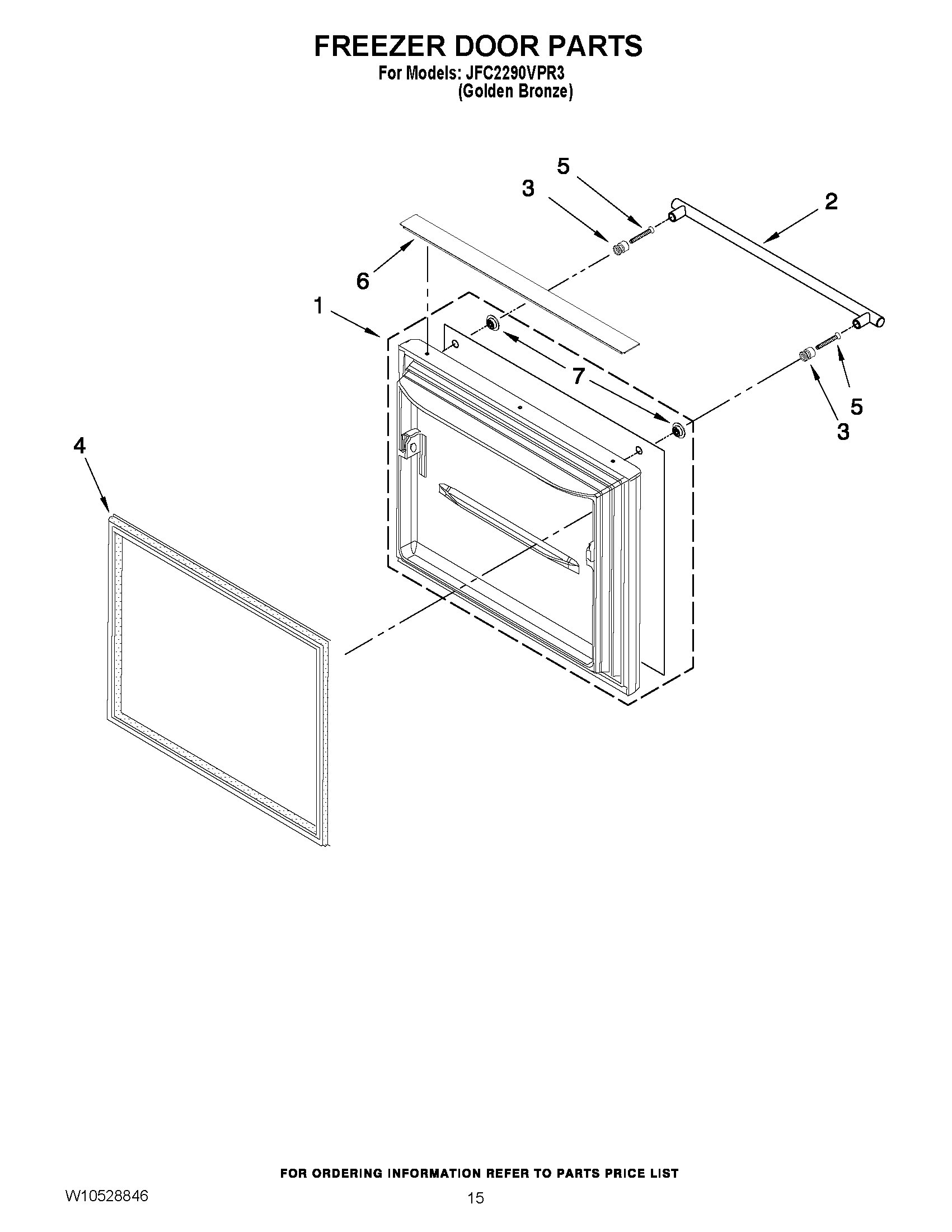 08 - FREEZER DOOR PARTS