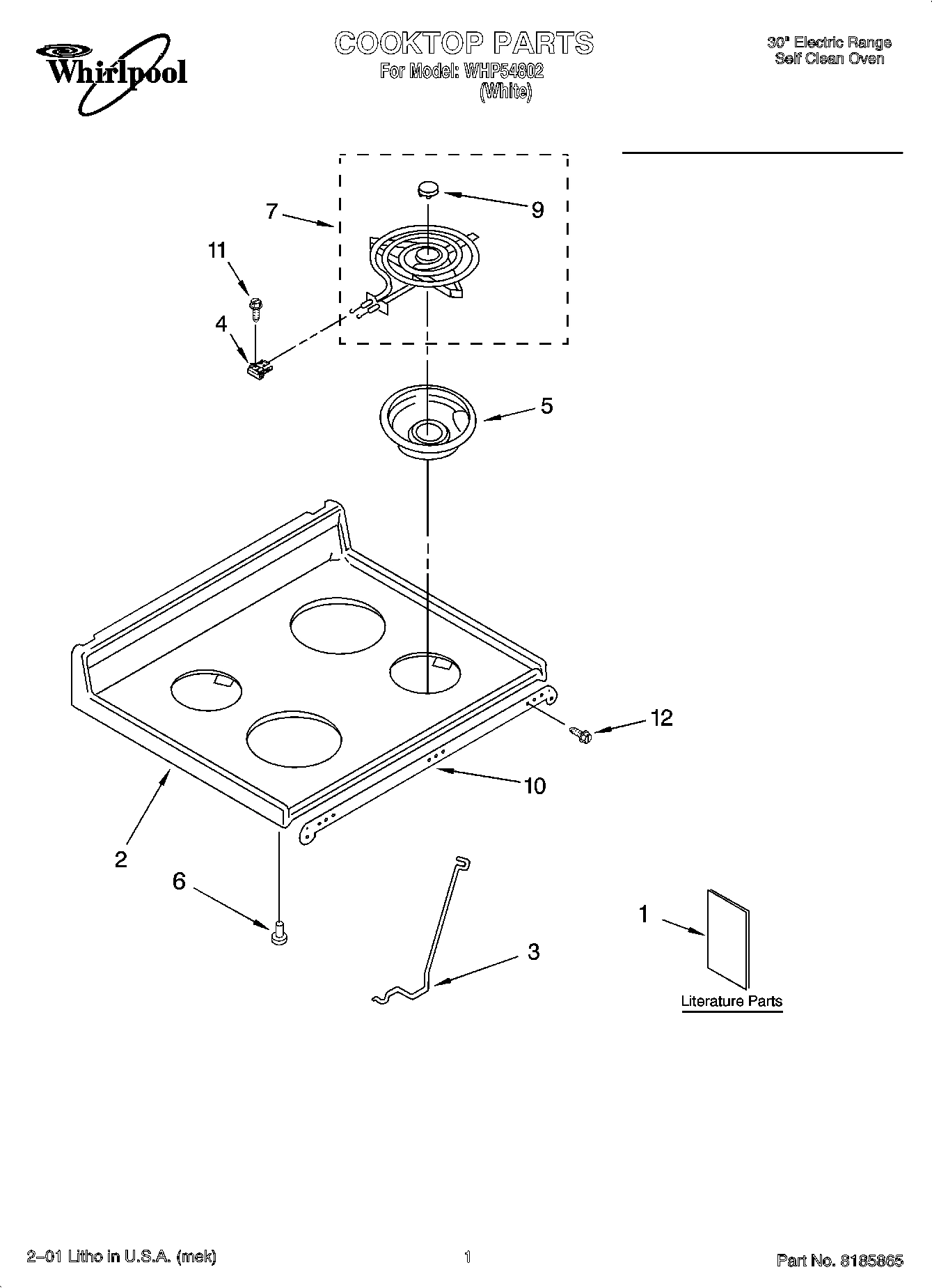 01 - COOKTOP PARTS