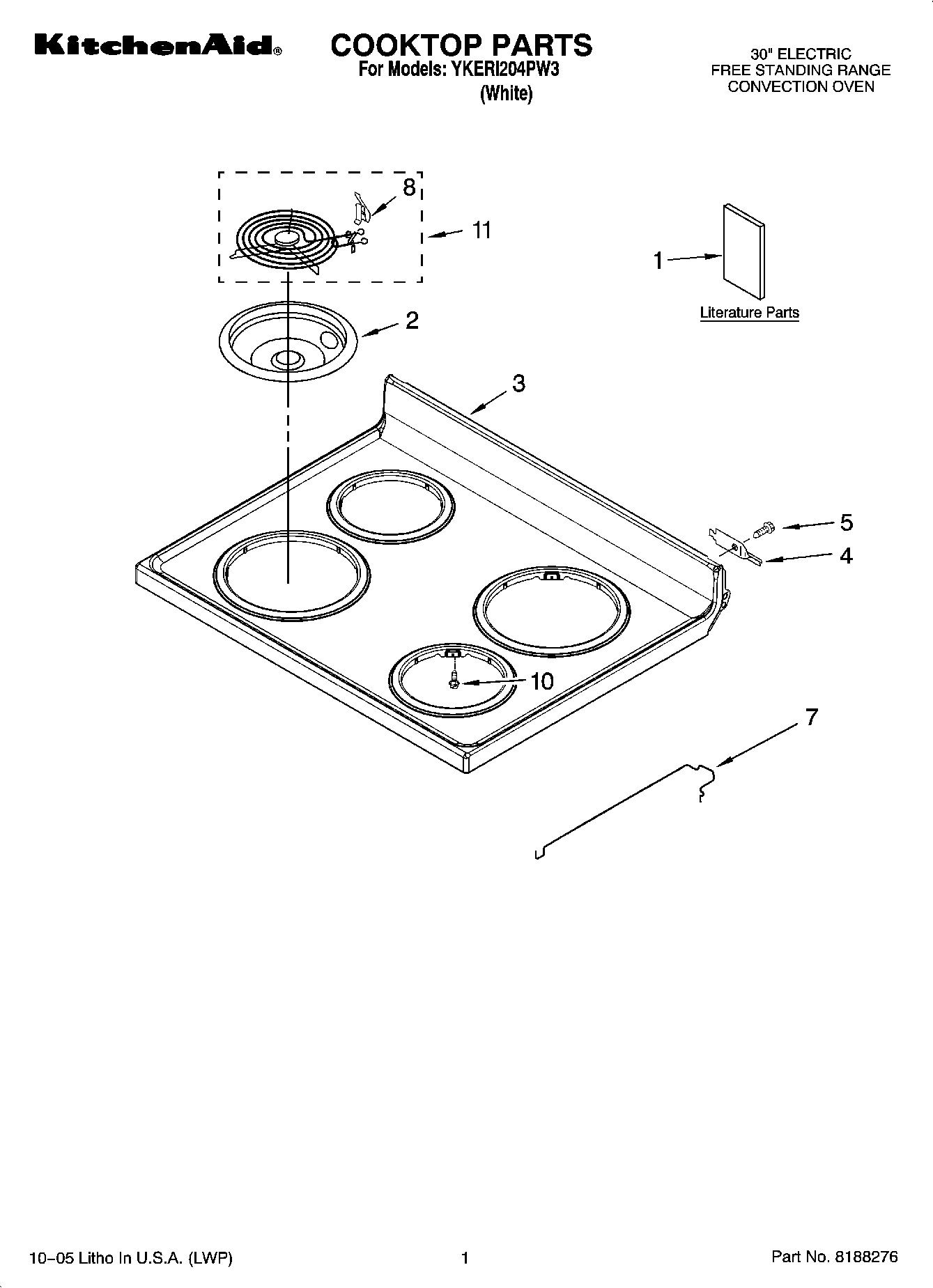 01 - COOKTOP PARTS