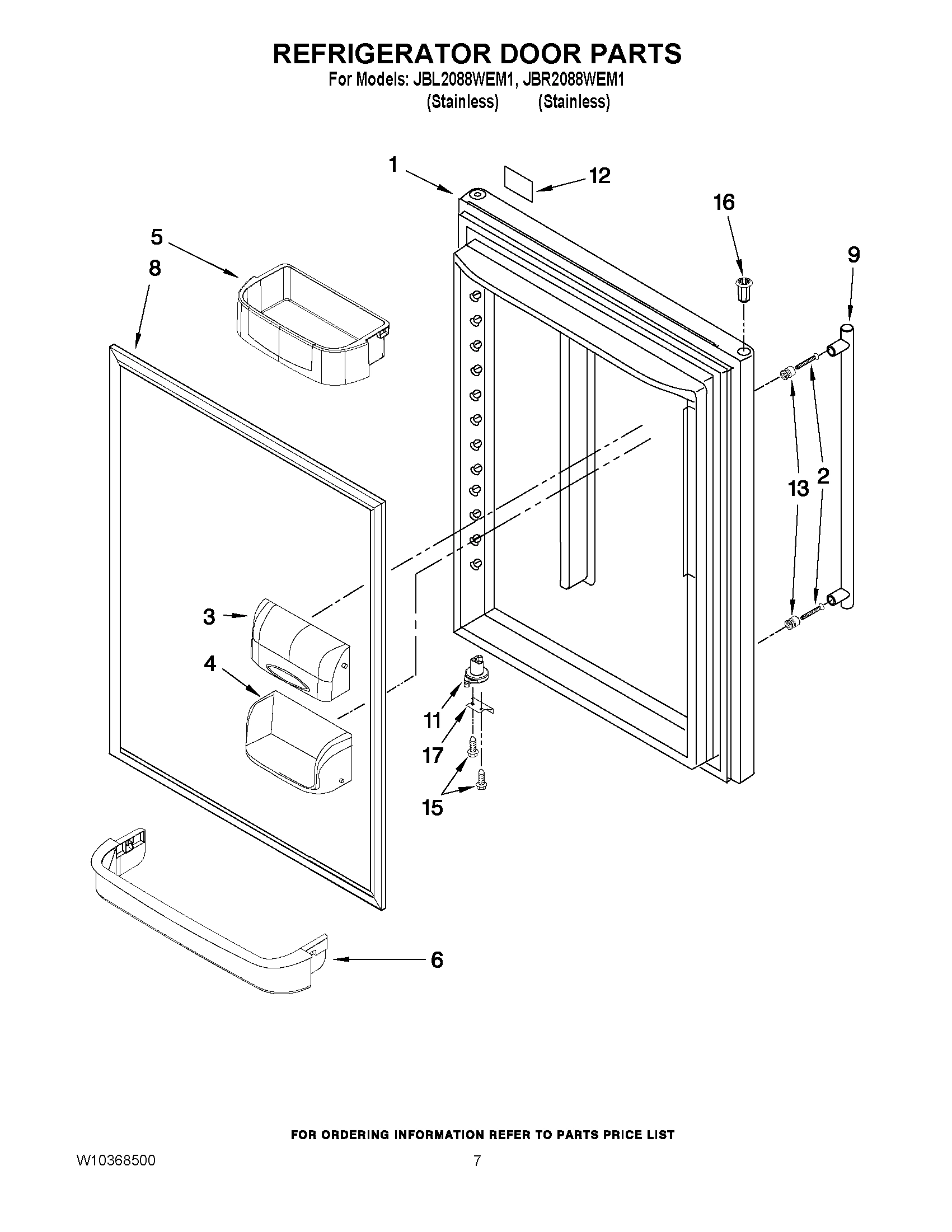 04 - REFRIGERATOR DOOR PARTS