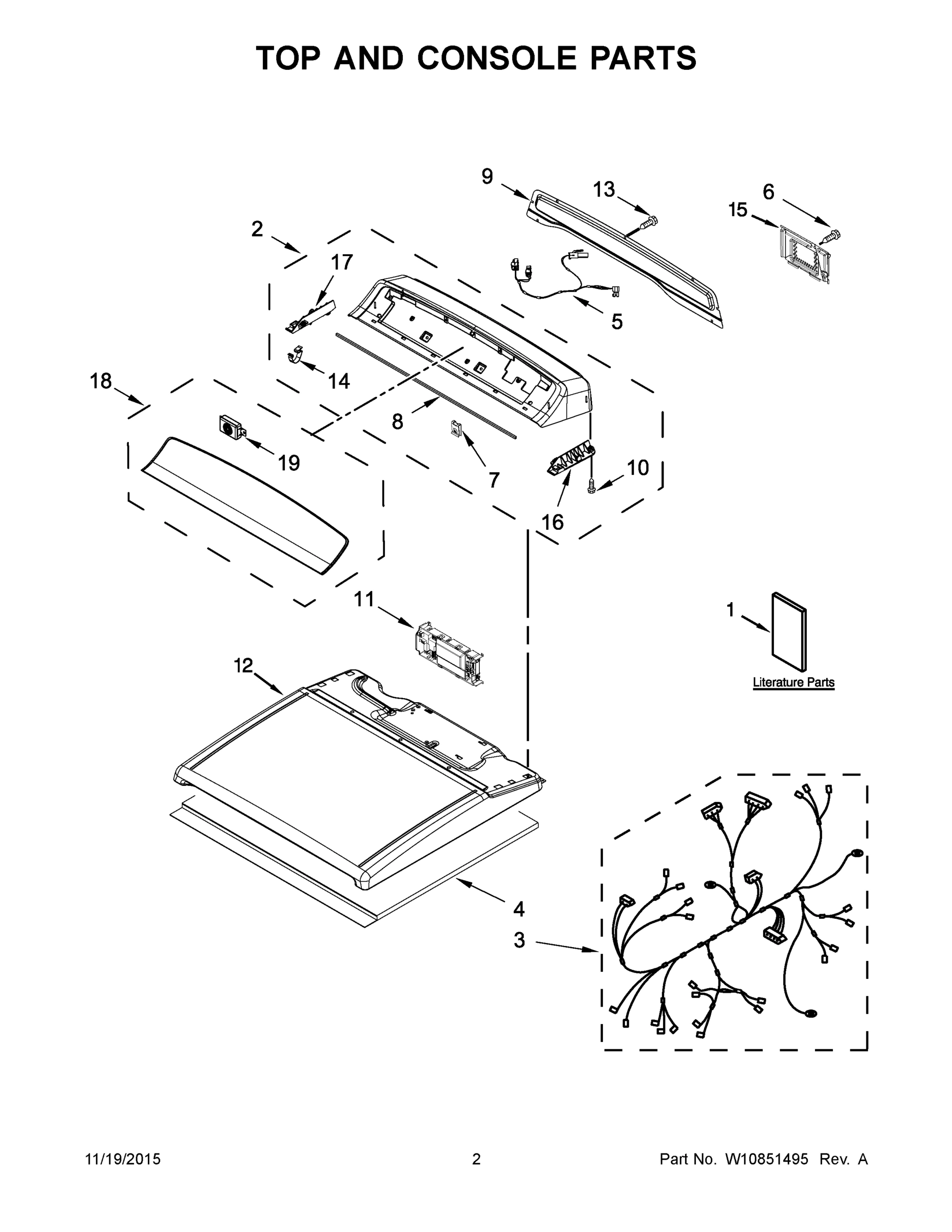 02 - TOP AND CONSOLE PARTS