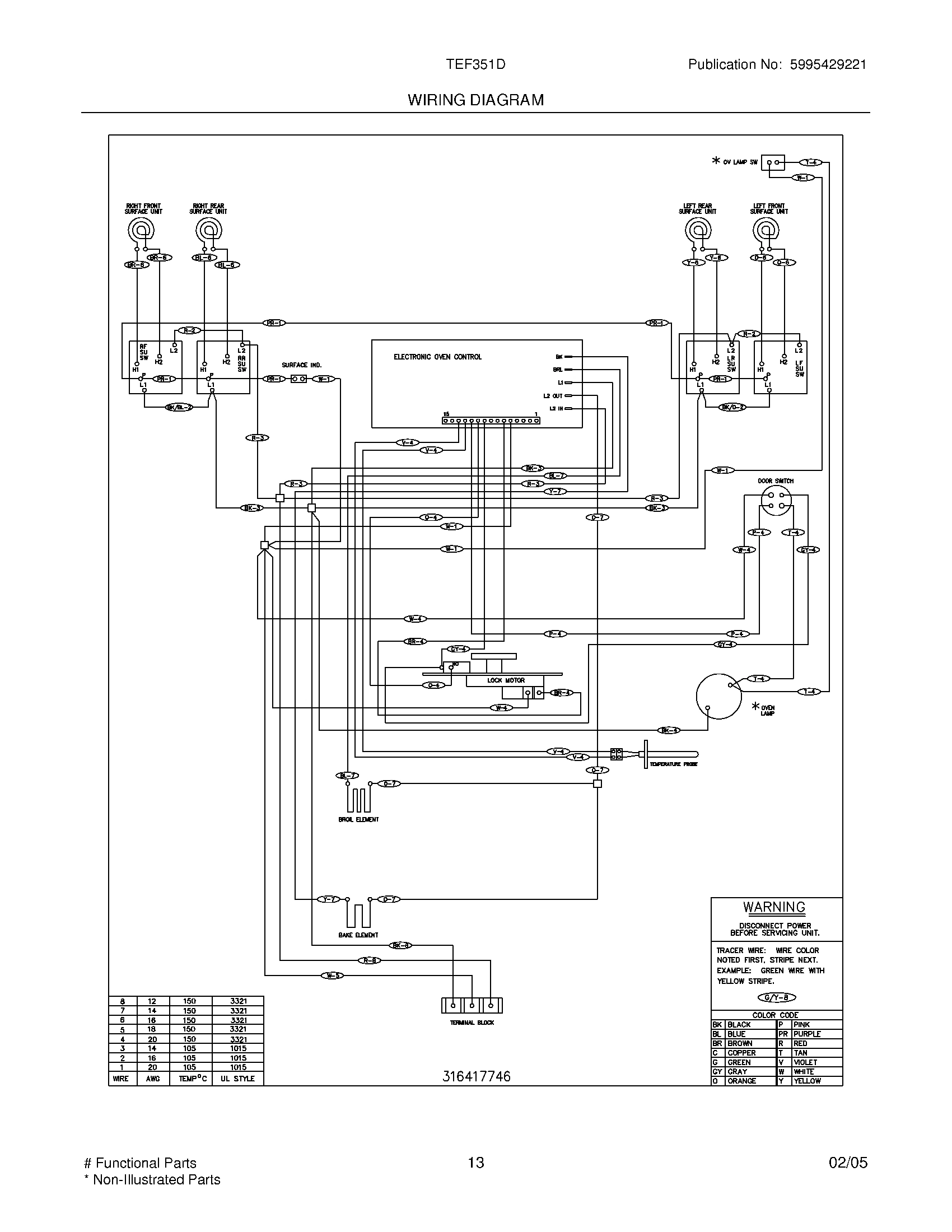 13 - WIRING DIAGRAM