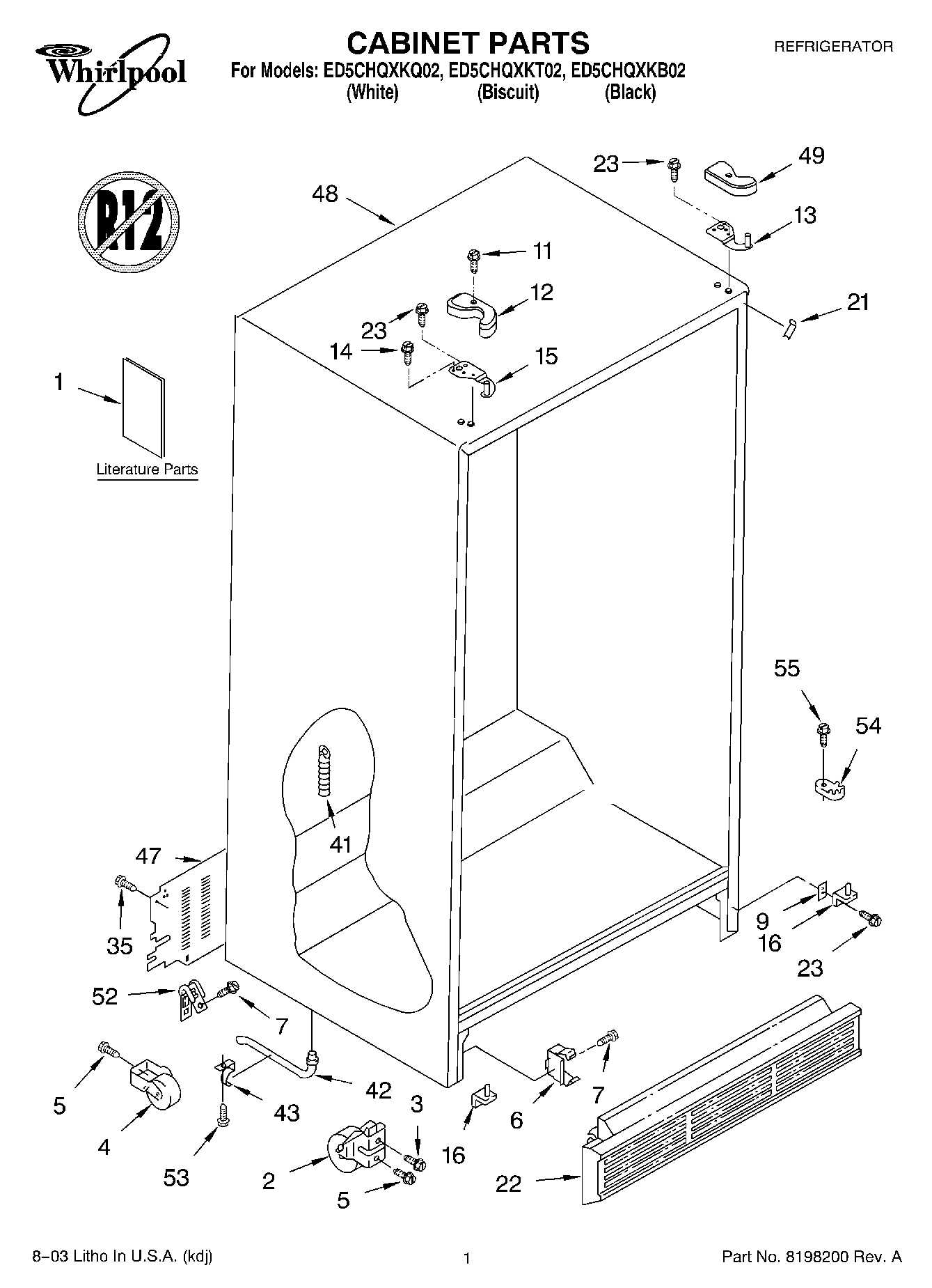 01 - CABINET PARTS
