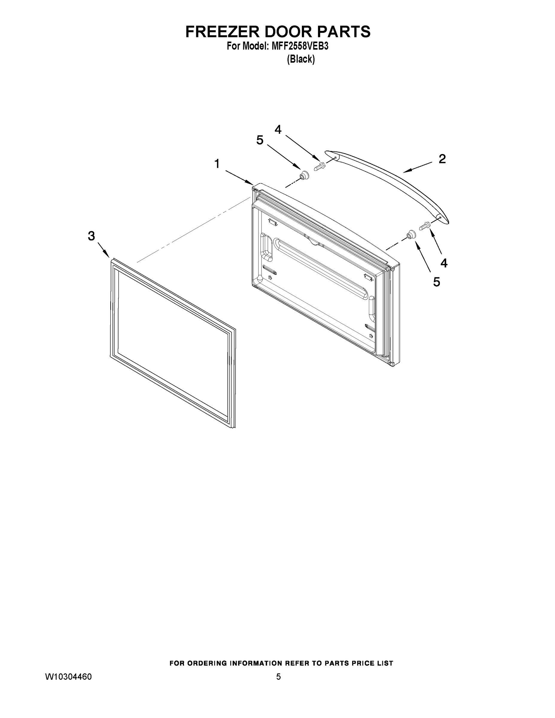 03 - FREEZER DOOR PARTS