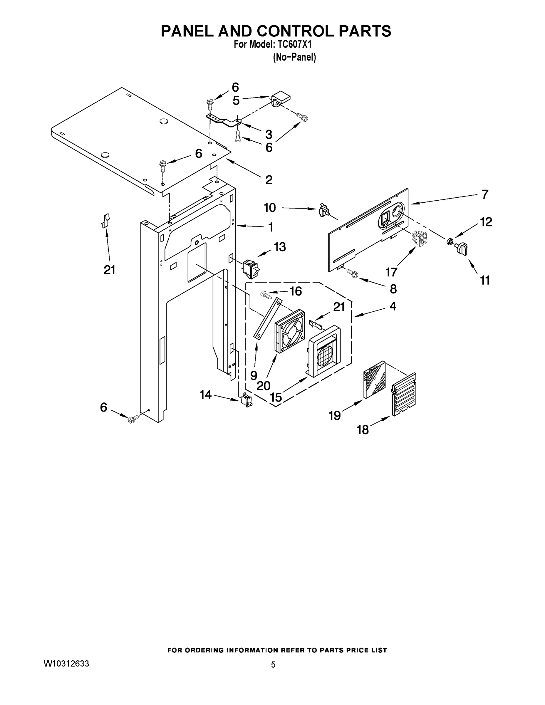 05 - PANEL AND CONTROL PARTS