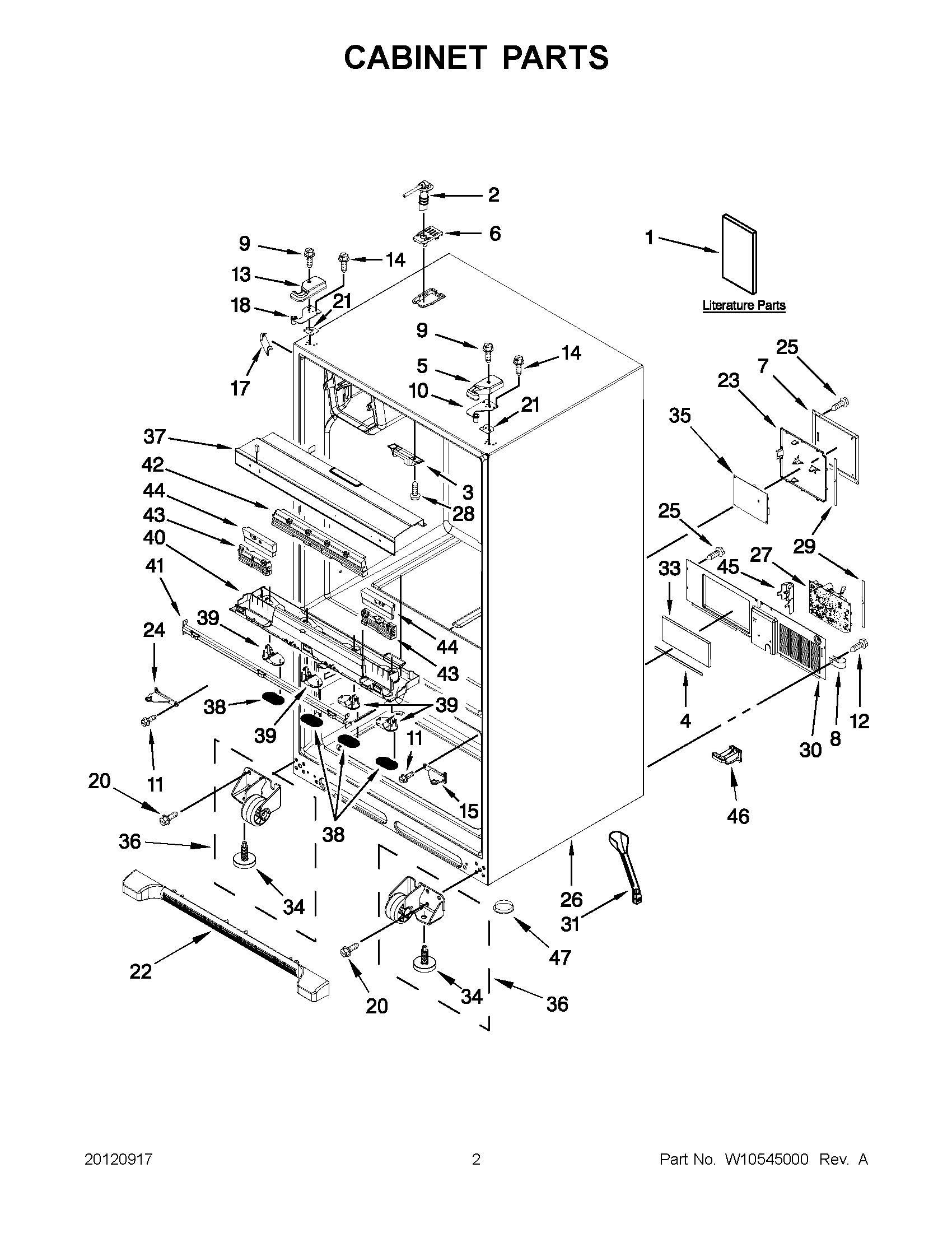 01 - CABINET PARTS