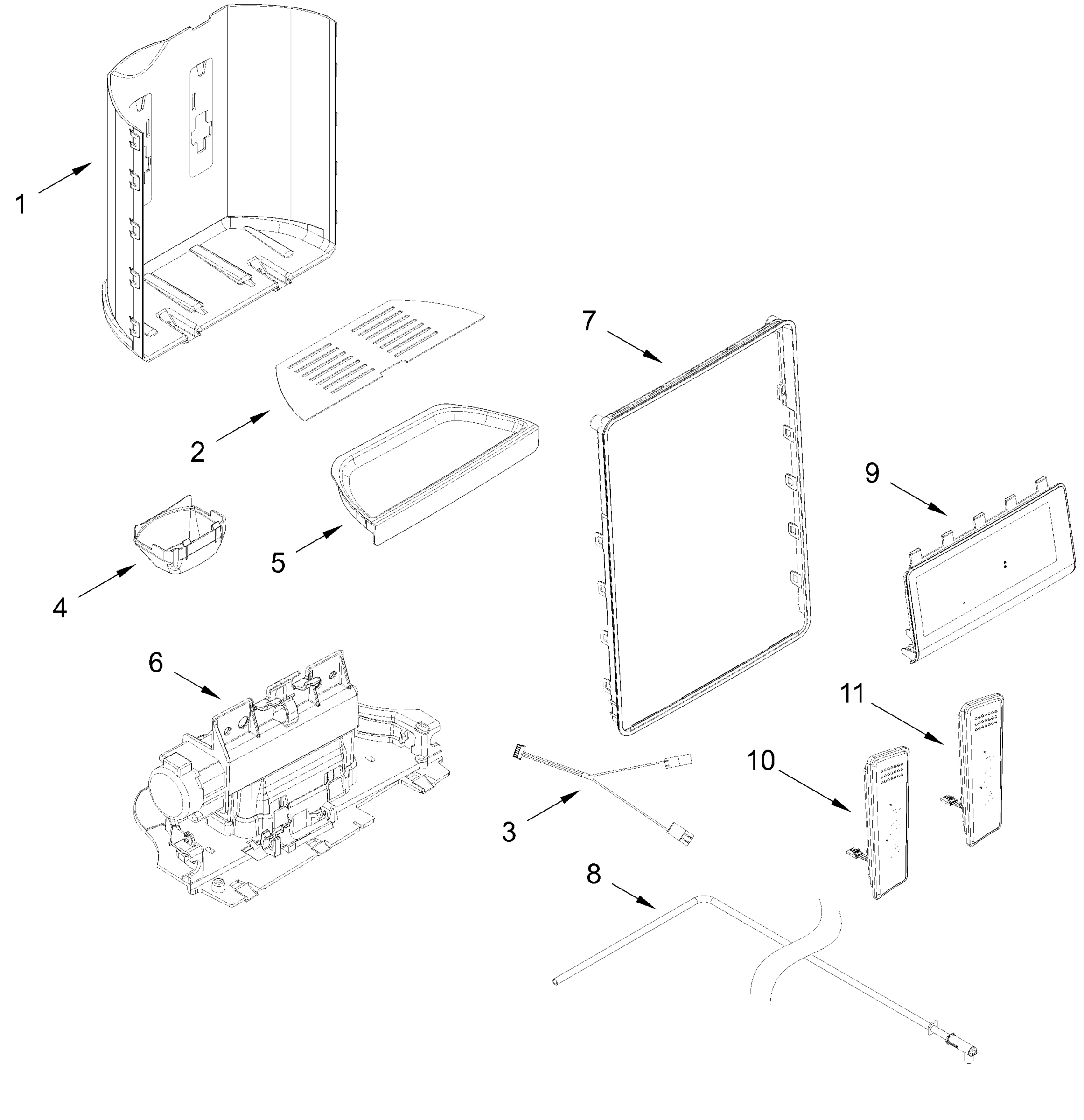 DISPENSER PARTS
