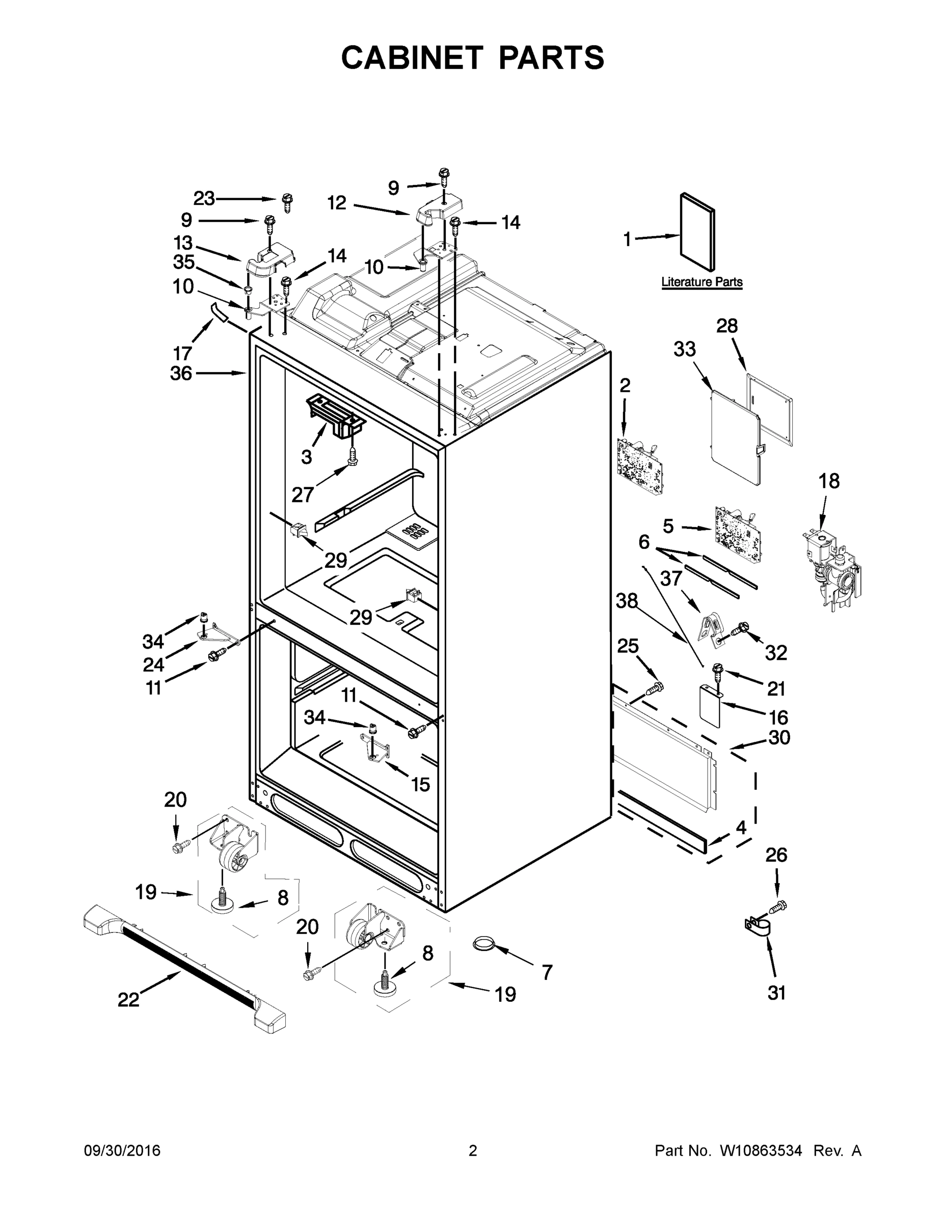 02 - CABINET PARTS