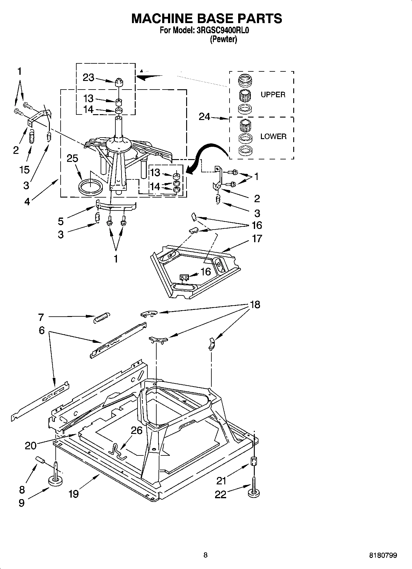 05 - MACHINE BASE PARTS