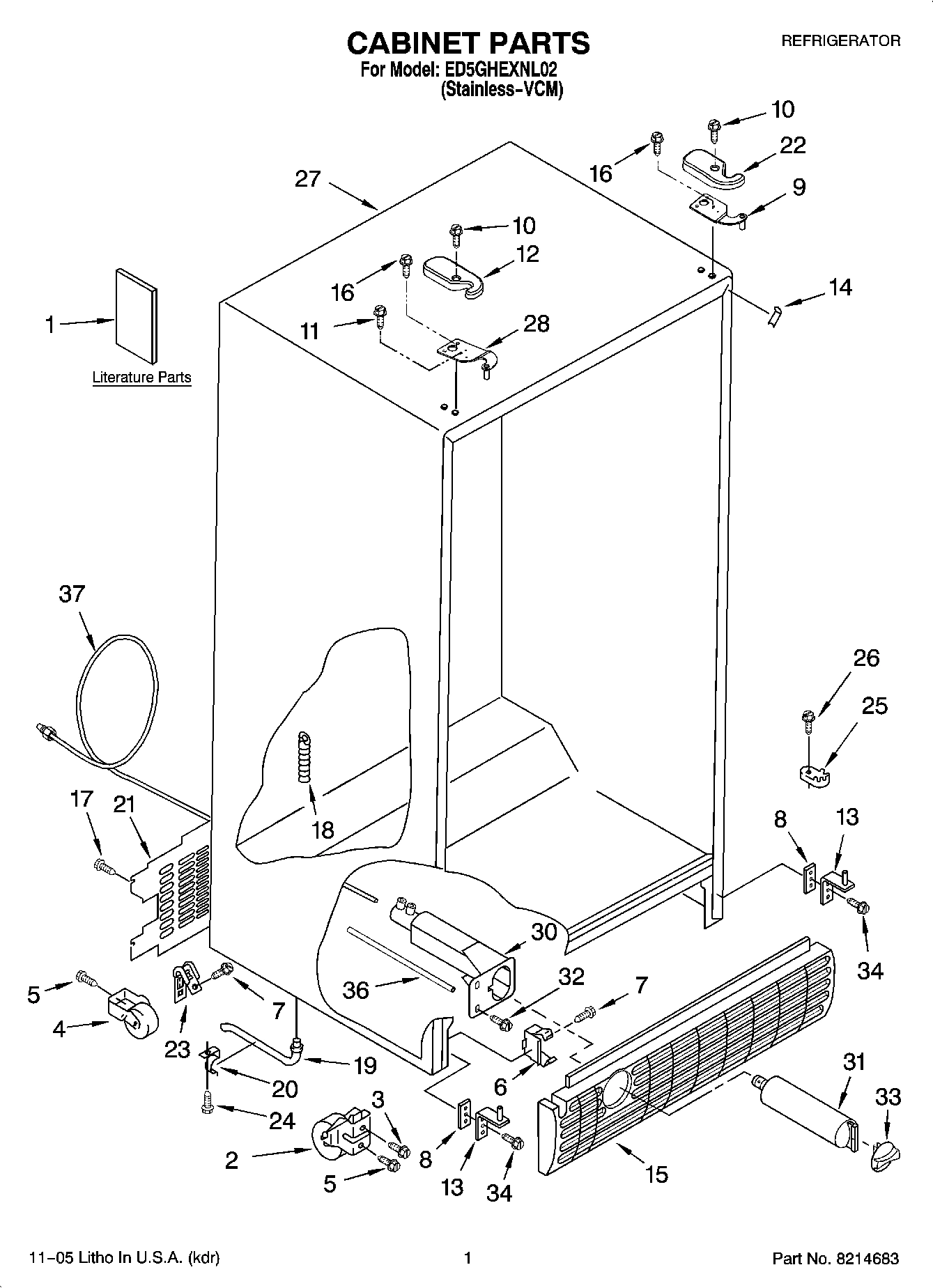 01 - CABINET PARTS