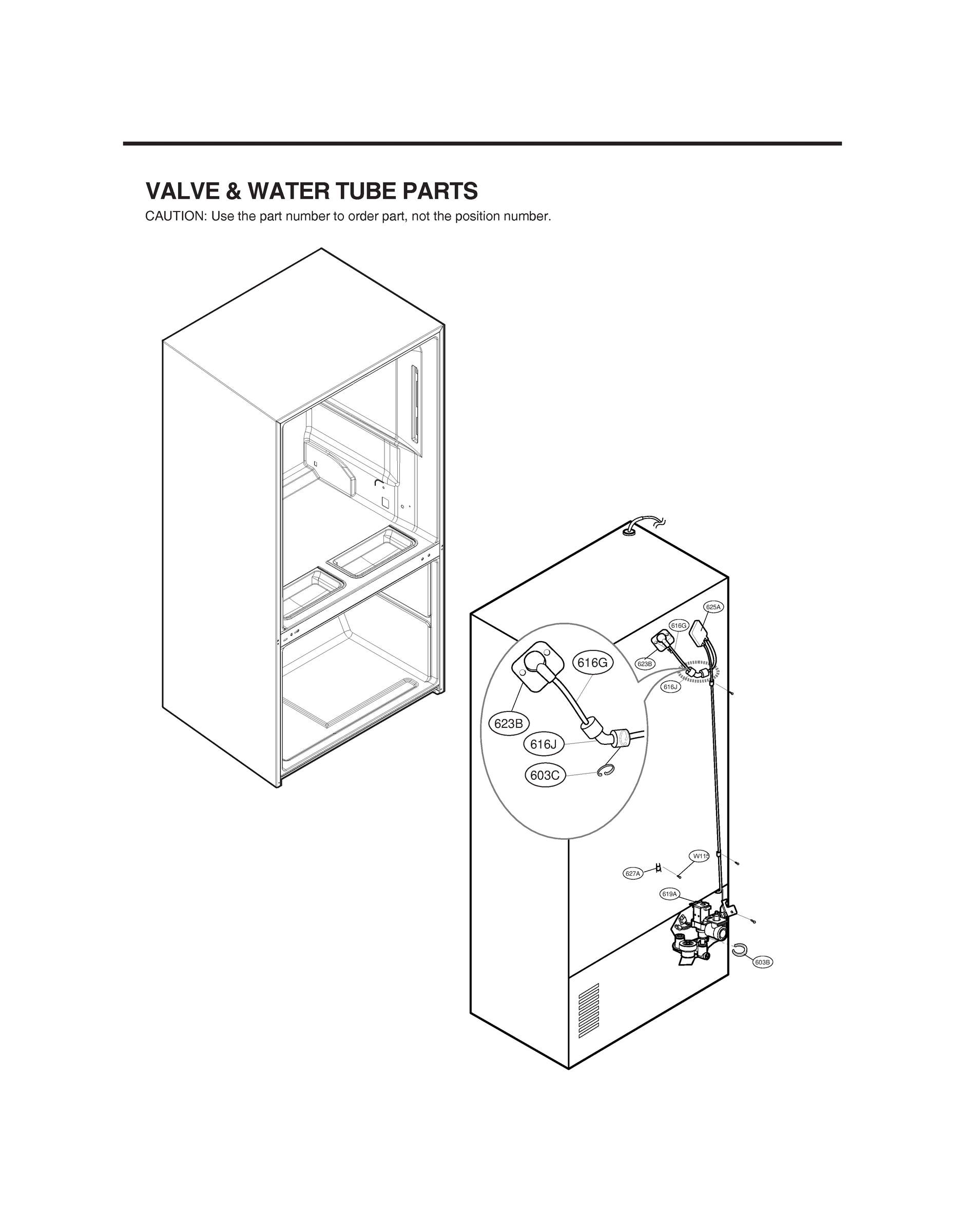 VALVE & WATER TUBE PARTS