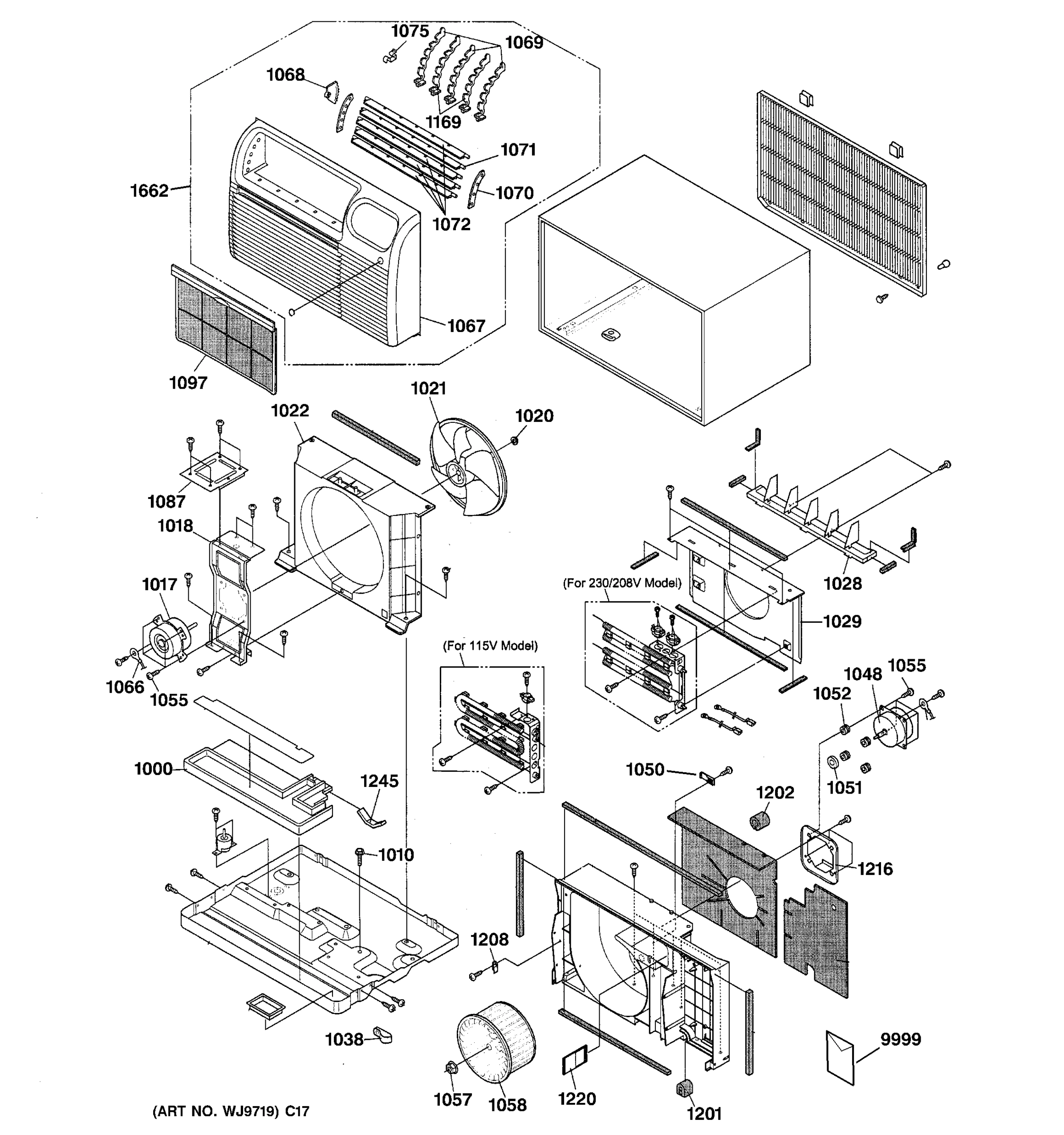 CABINET & COMPONENTS