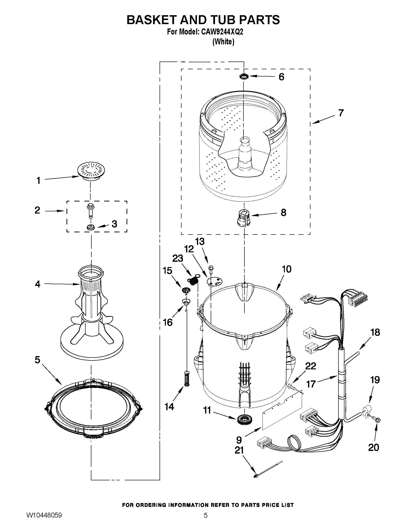 03 - BASKET AND TUB PARTS